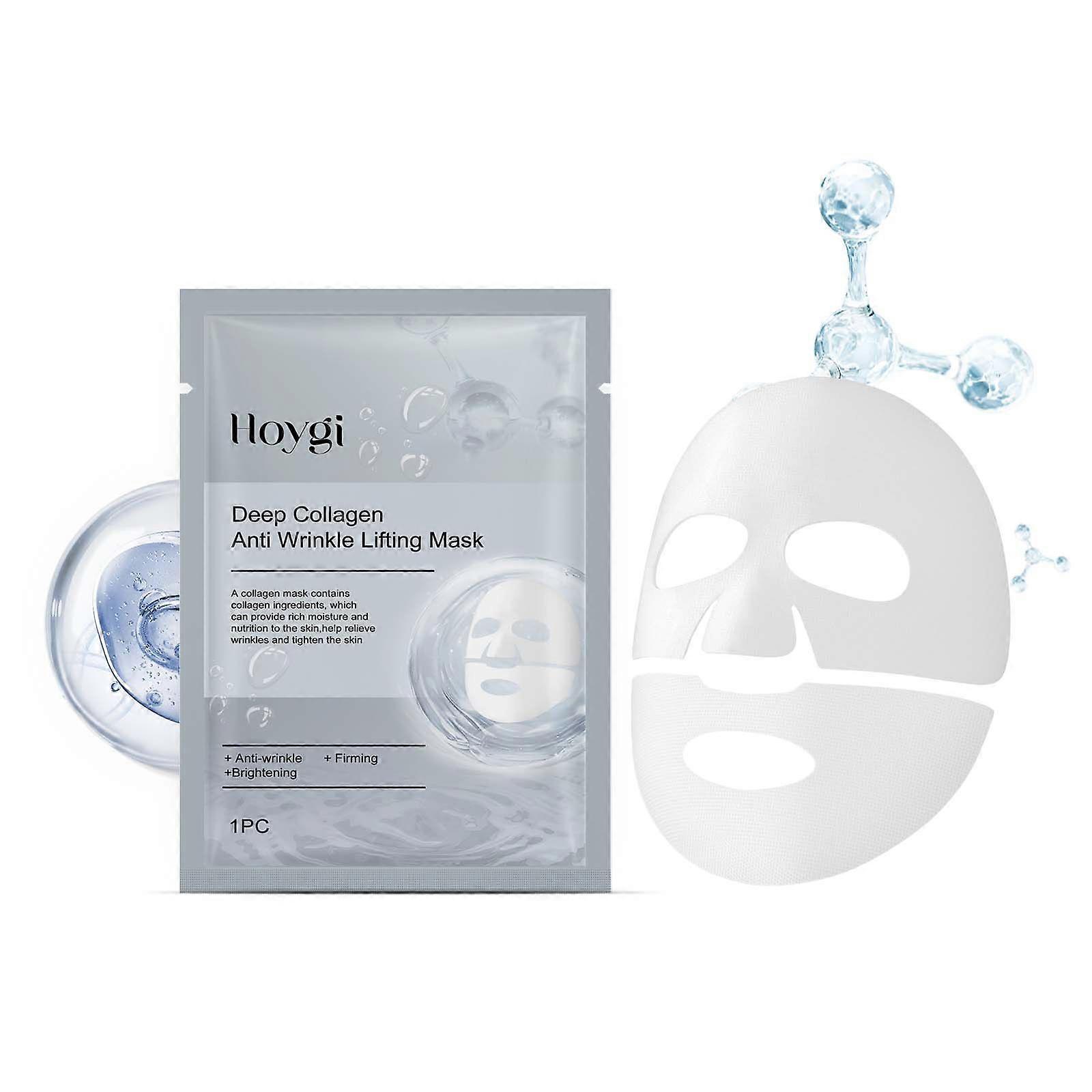 Collagen Anti-Wrinkle Mask, Facial Facial Moisturizing, Hydrating, Firming And Smoothing Fine Lines Mask