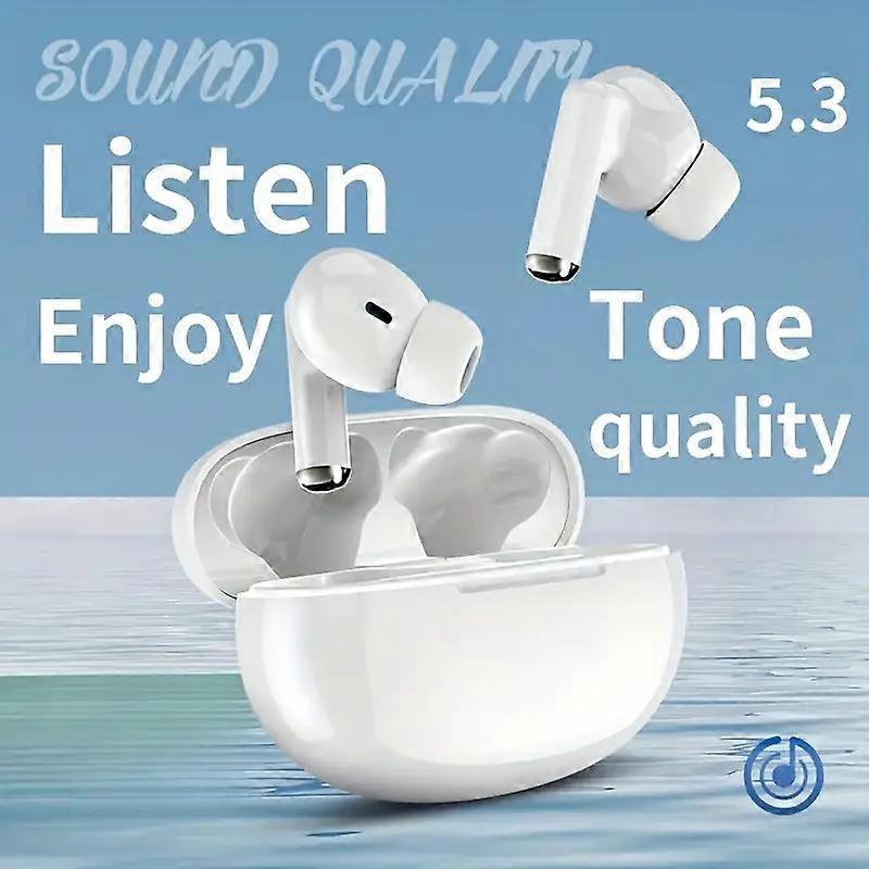 Wireless headphones, active noise-cancelling in-ear headphones, capacitive microphone, fast pairing, long battery life, lightwei