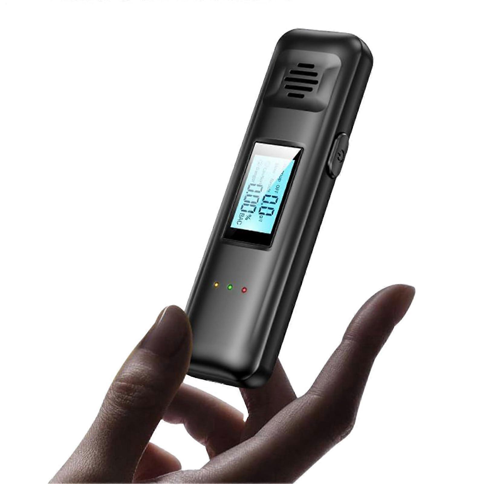 Portable Breathalyzer With Digital Display, Professional Alcohol Breathalyzer Tester For Road Trips, Bar, Party, Home