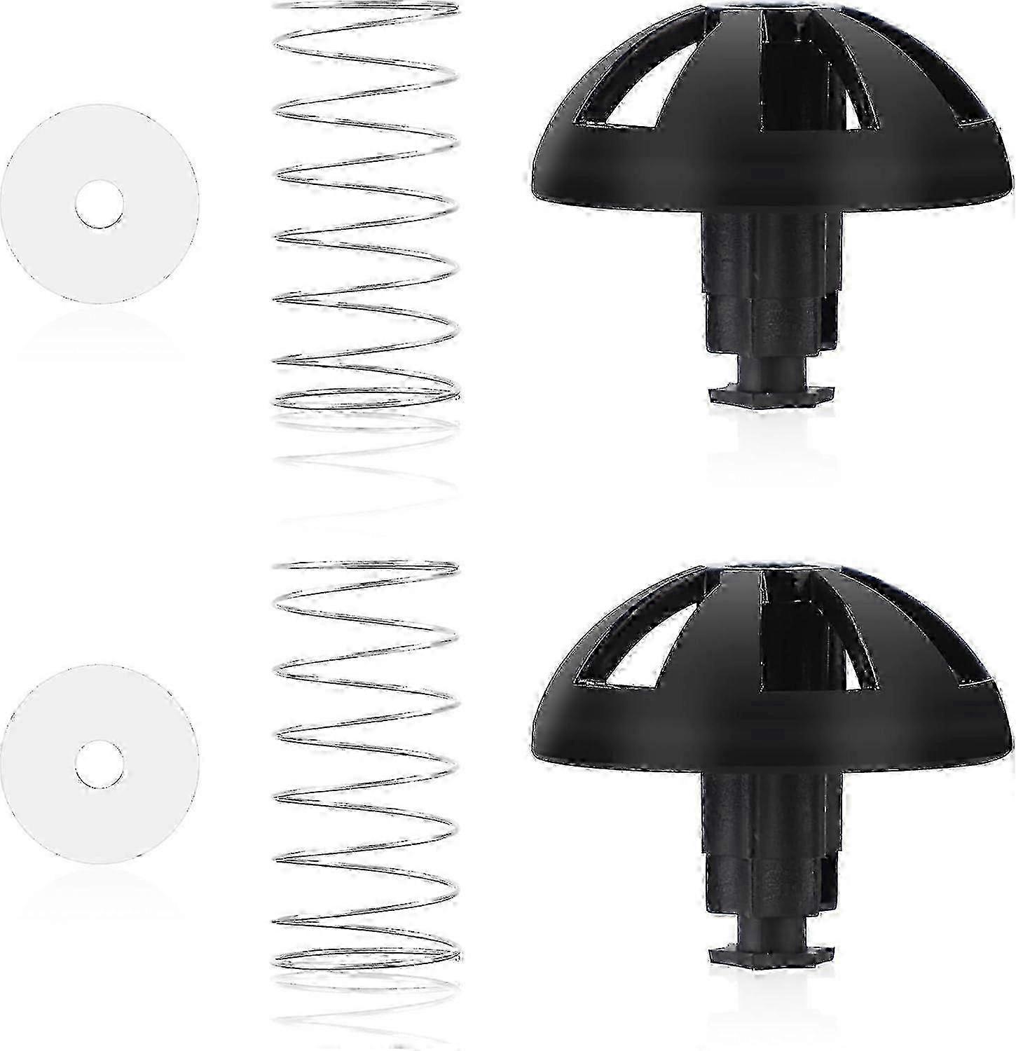 2 Sets Coffee Machine Brew Basket Bottom Spring Loaded Stopper Kits for Coffee Maker Parts Replacement