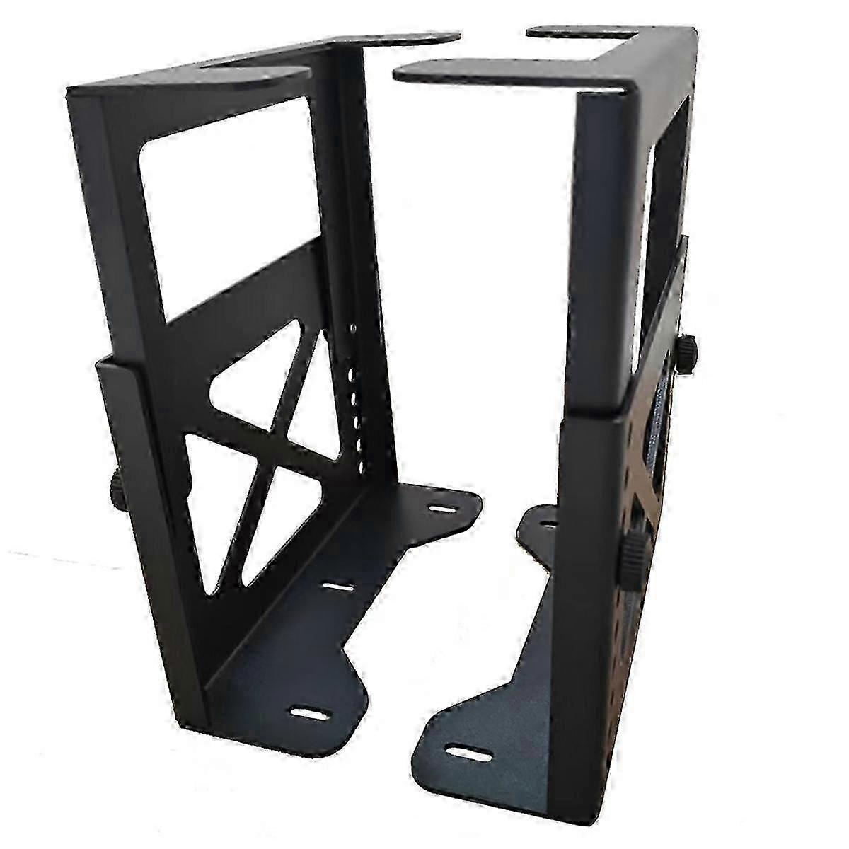 Adjustable Under Desk Mount Bracket for PC, NAS, CPU, UPS, and Small Form Factor Desktop Tower - Space Saving Solution
