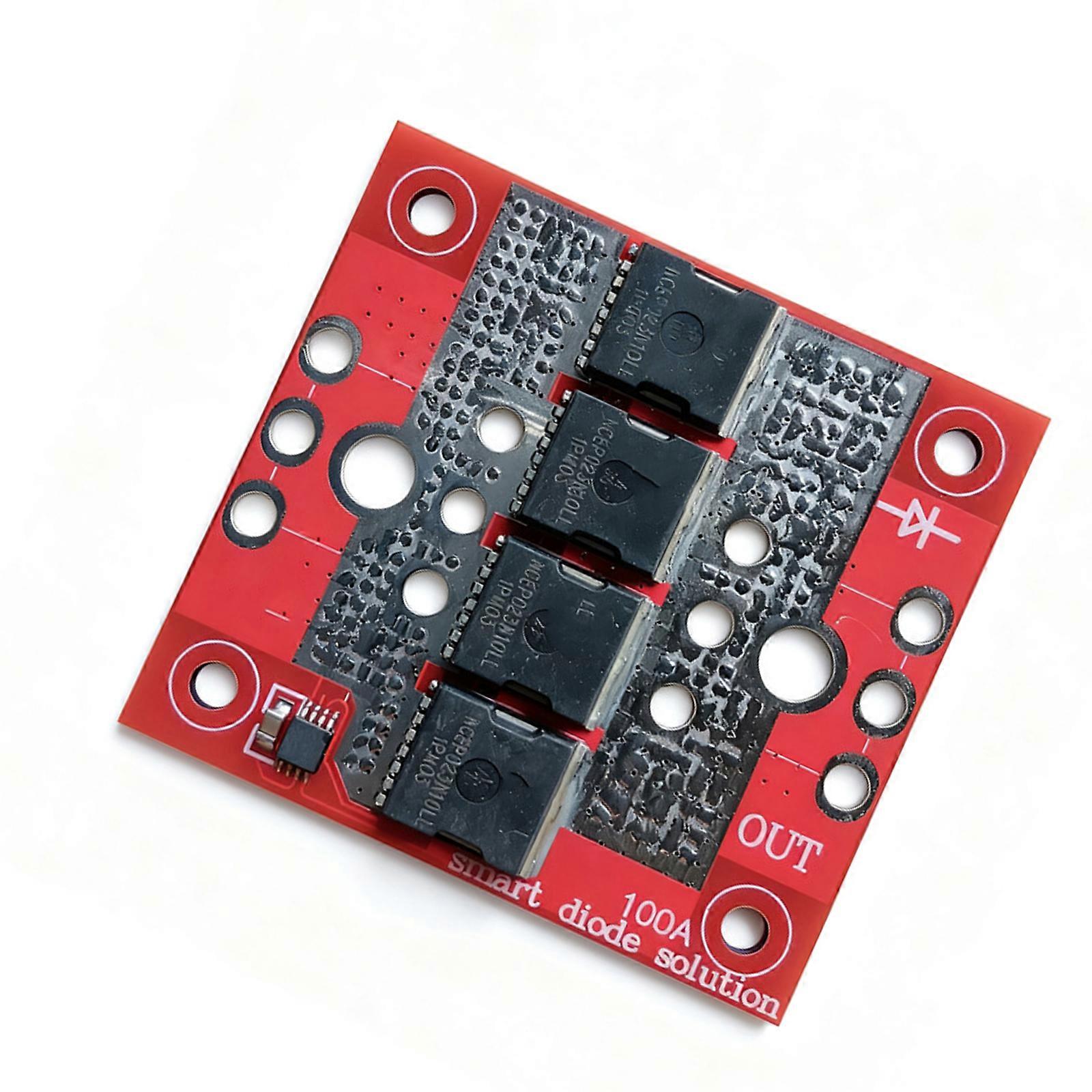 Low Dropout 100A High Current Ideal Diode Module Drop Diode Block Easy Installation Electronic Prototyping Projects Multicolor