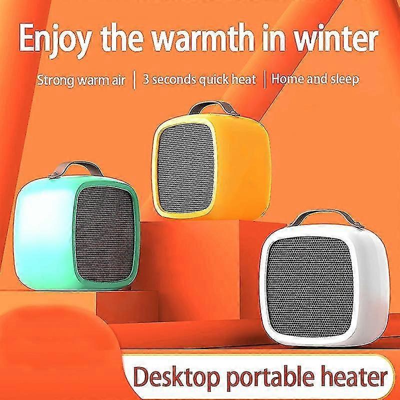500w Mini Heater Ptc Ceramic Heating Fan Heaters For Desktop