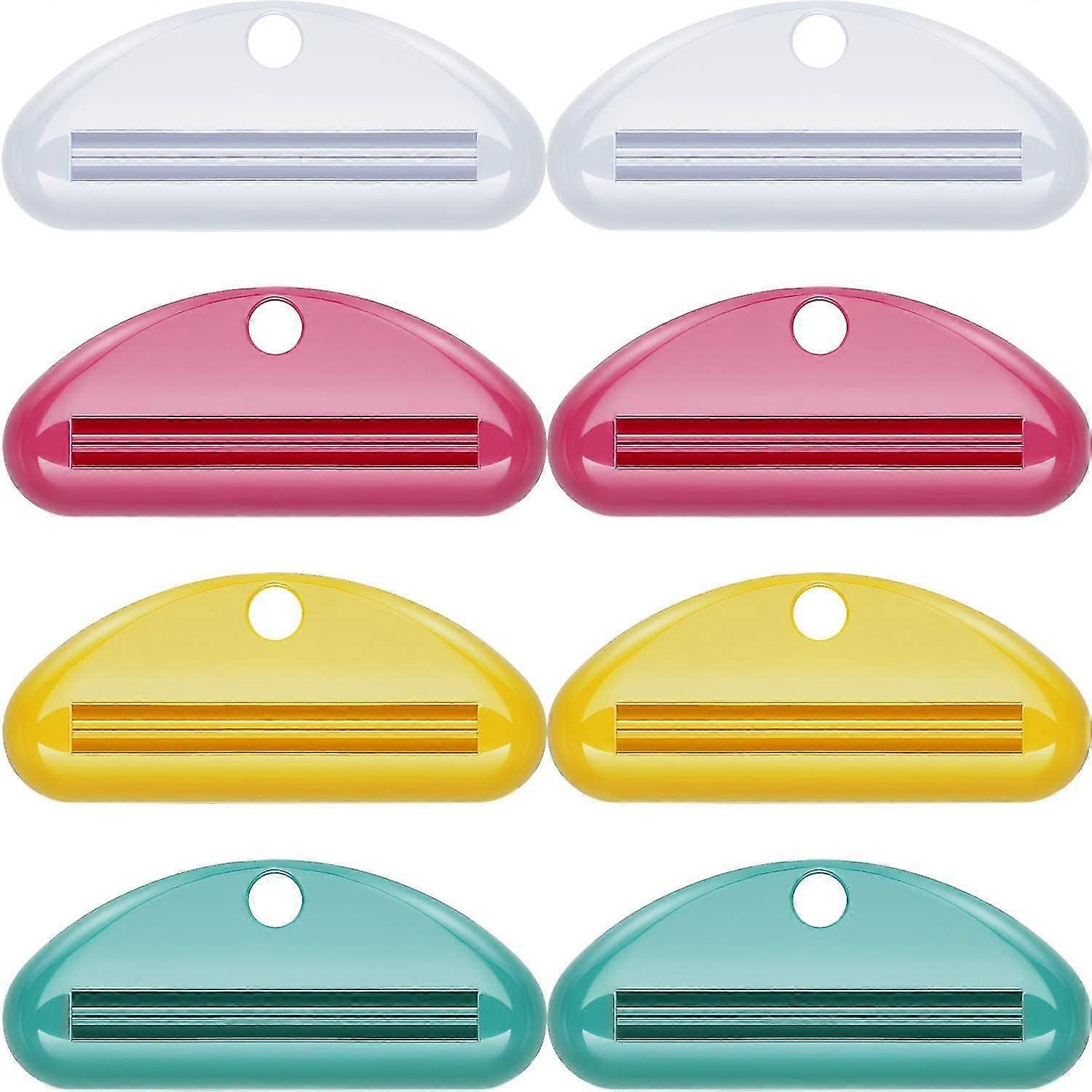 8ps Toothpaste Tube Squeezer Dispenser Toothpaste Clips For Bathroom Washroom