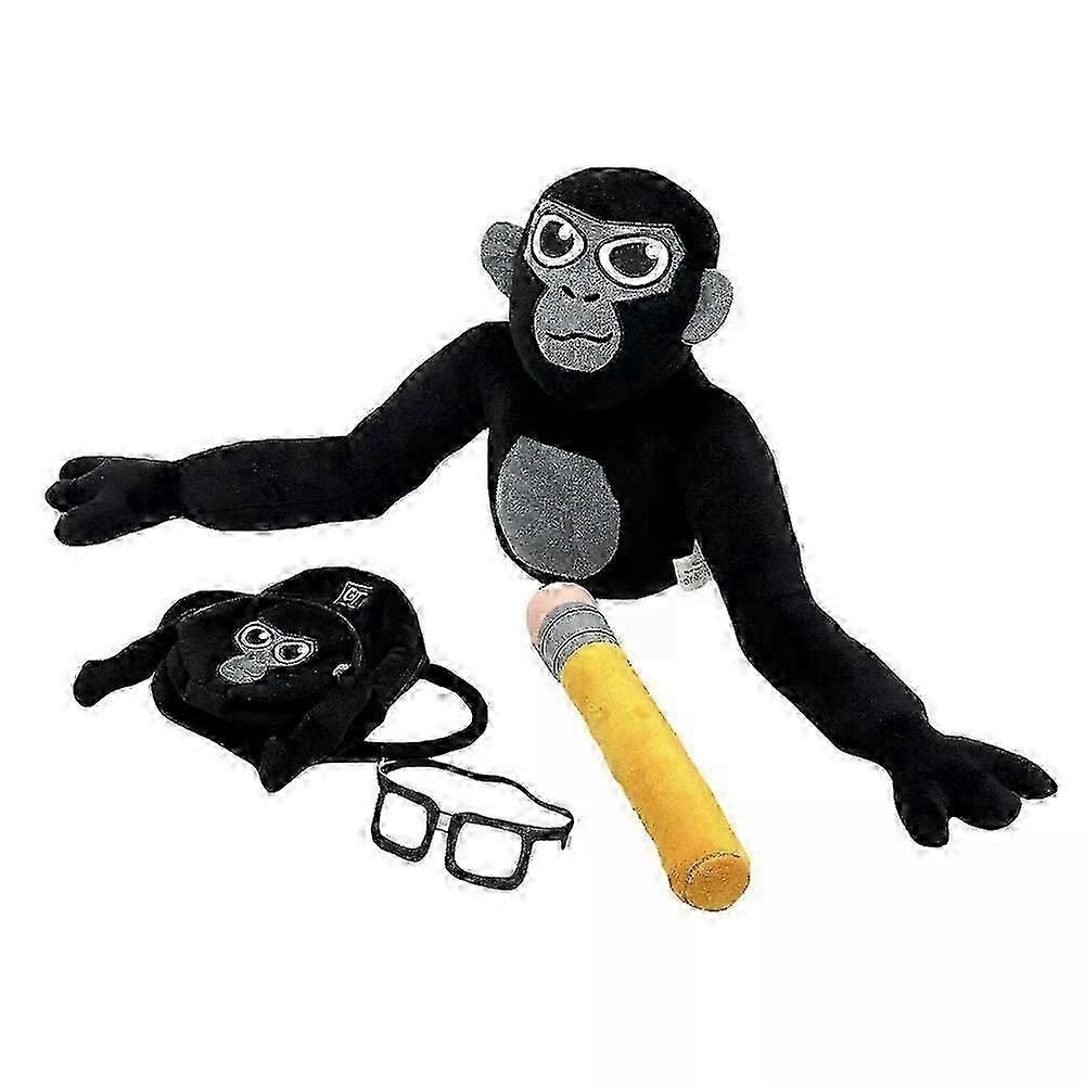 愛らしいゴリラタグぬいぐるみ、ゲームファンのためのかわいい猿のぬいぐるみ