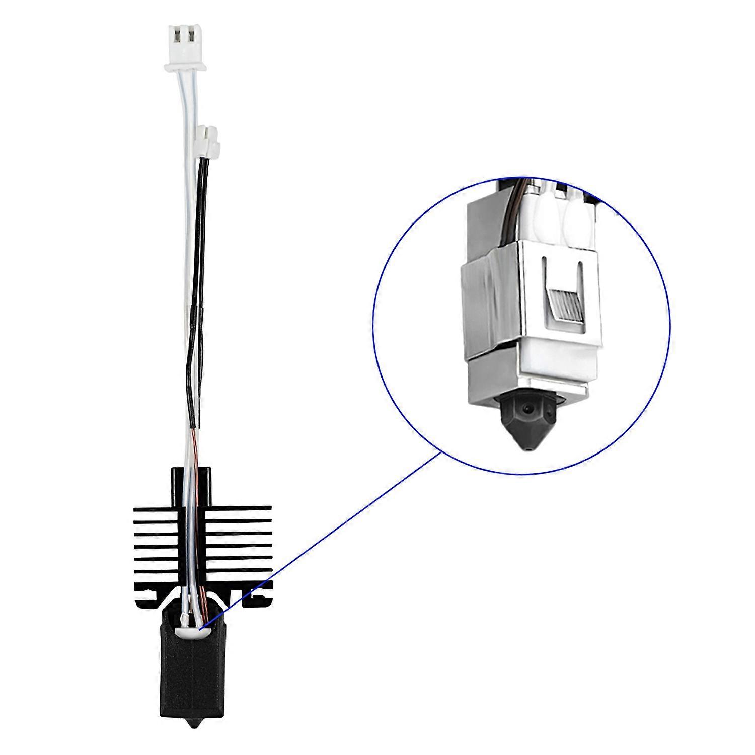 مجموعة Hotend المطورة من TwoTrees مع كتلة تسخين نحاسية مطلية ومانعة للحرارة بدرجة حرارة عالية 500 درجة مئوية مع 32