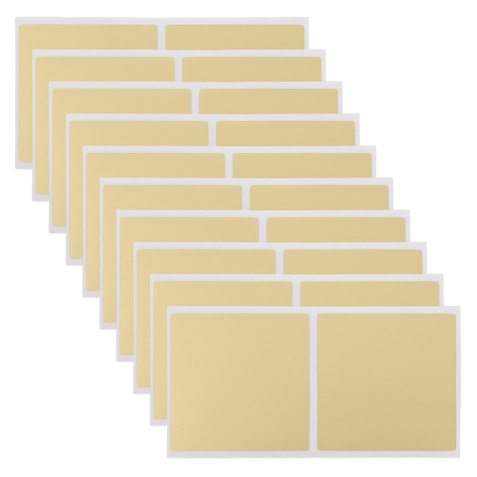 Scratch Off Sticker Golden Scratch Off Stickers for DIY Games 25 Sheets