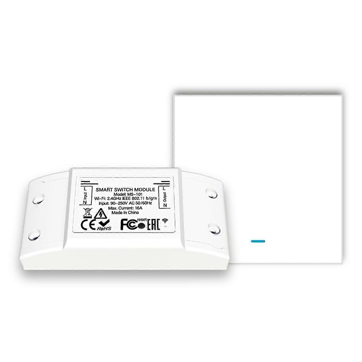 16A Bluetooth Smart Switch with 1 Group Panel Remote Control Industrial-Grade Switch Tuya Smart Home Relay Breaker