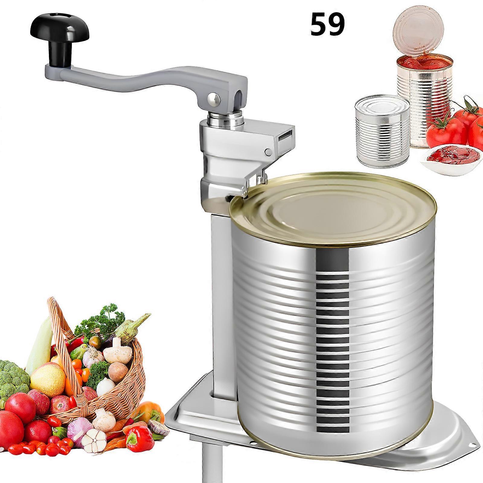 Manual Can Opener Resistant Cast Base High Efficiency 4 6 Canned Per Ideal For Busy Kitchens And Service Multicolor
