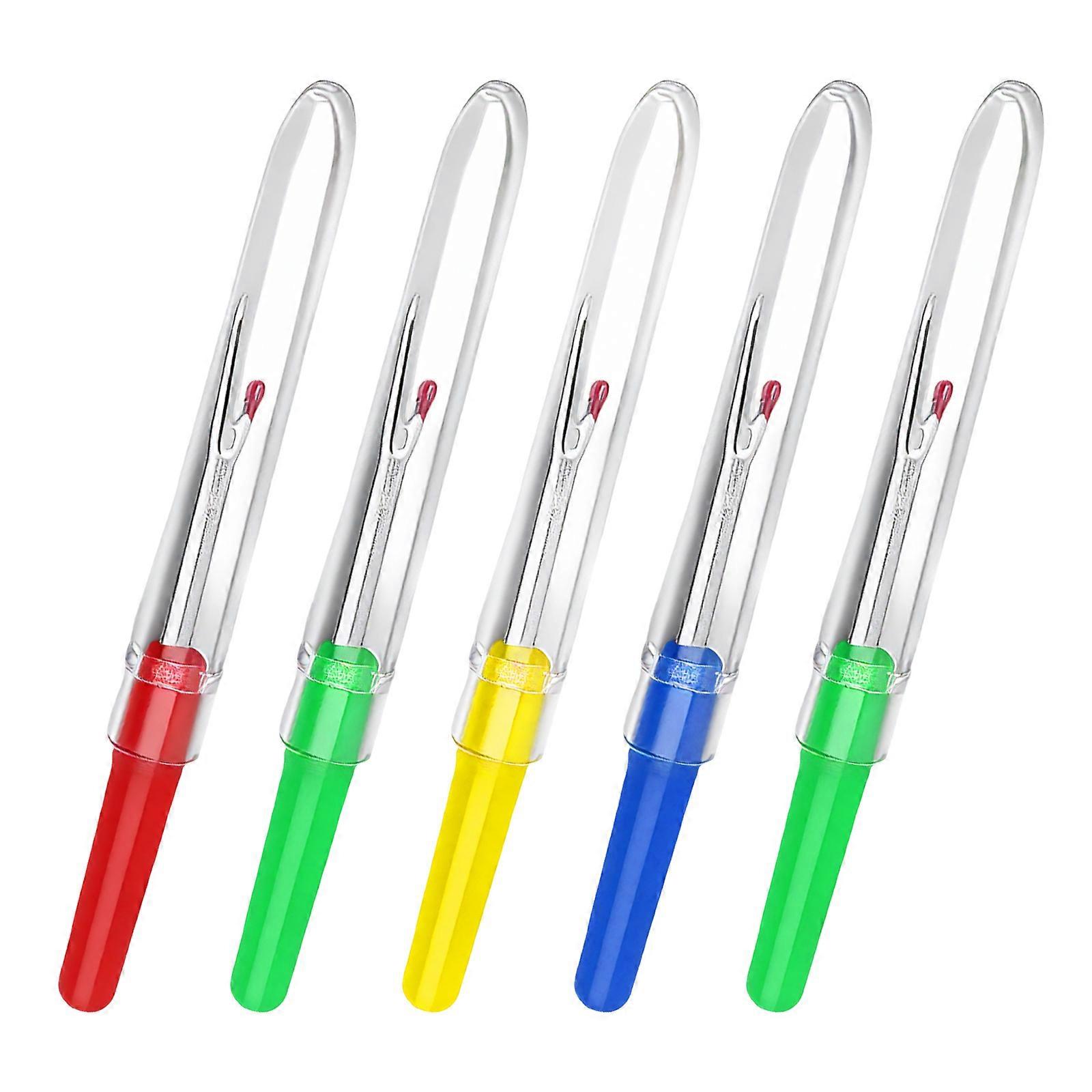 5 Pcs Seam Rippers Unpicker Sewing Tool Stitching Thread Unpicker For Embroidery And Fabric Projects Sewing Accessories Multicolor