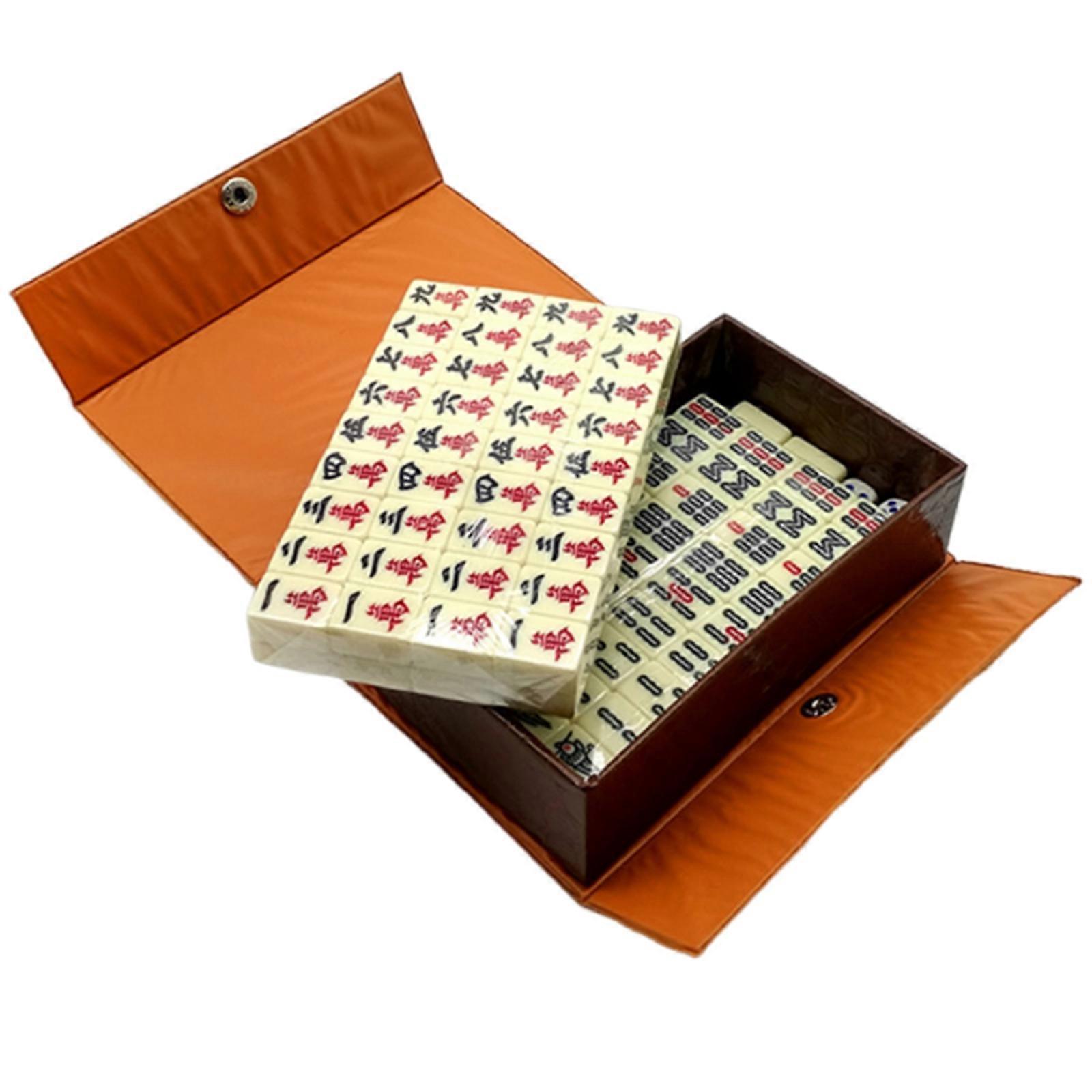 Travel Size Complete Mahjong Game With Bright Shingles For All Skill Levels Multicolor