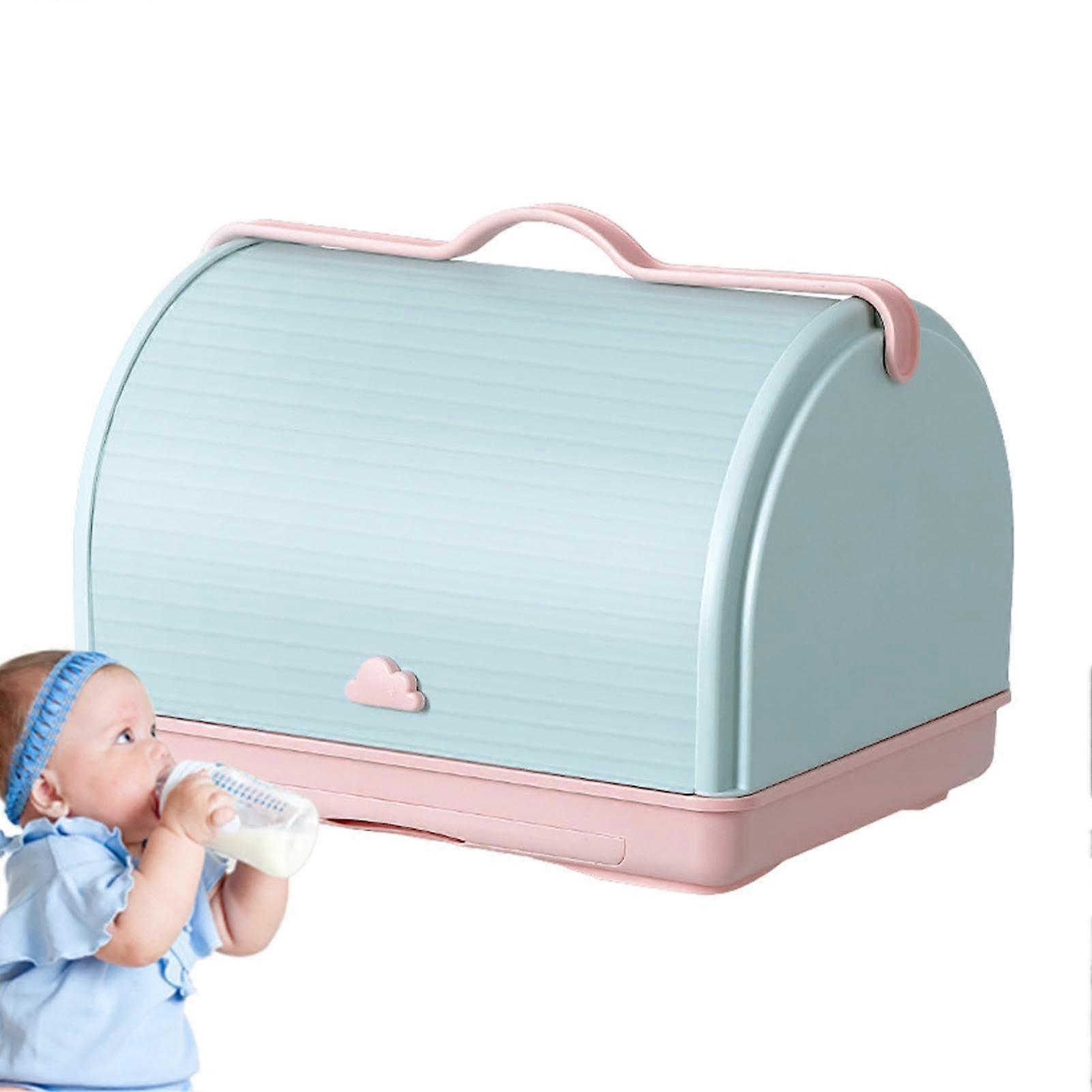 Generic Drying And Storage With Protective Lid, SpaceSaving, Easy To Clean, 14.17x11.42x10.24 Inches, Protects Contents