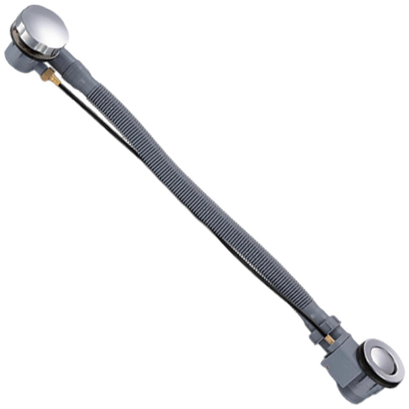 Bathtubs Drain Assembly Strong Bath Drain Ergonomic Shape Quick Connection Bathroom Plumbing Part Simple Installs Multicolor