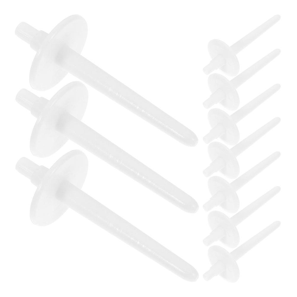 Plastic Spool Pin Cap White Thread Holder for Sewing Machine 12Pcs