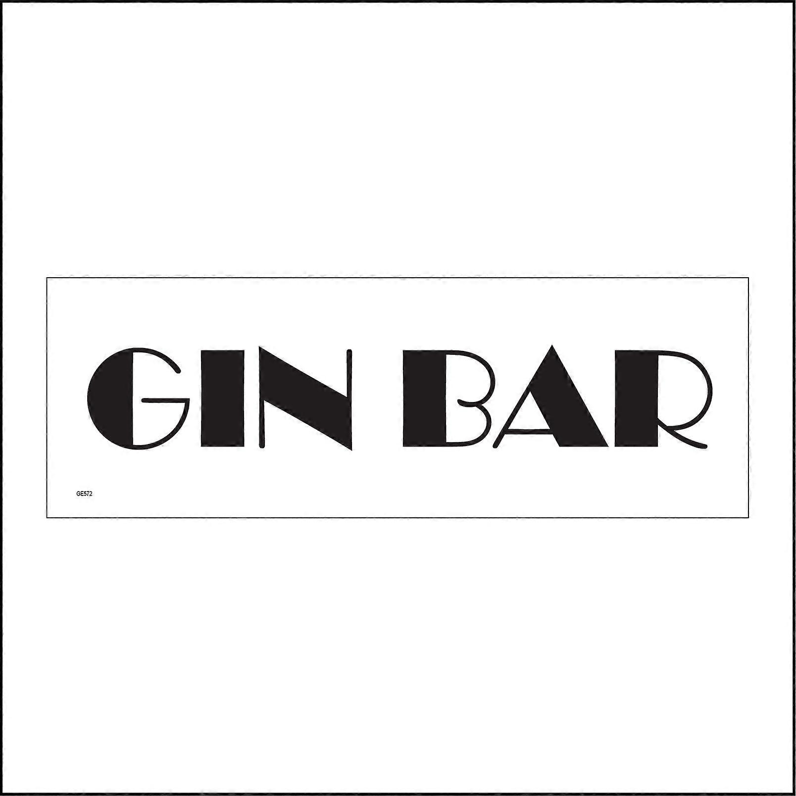 GE572 Gin Bar Sign