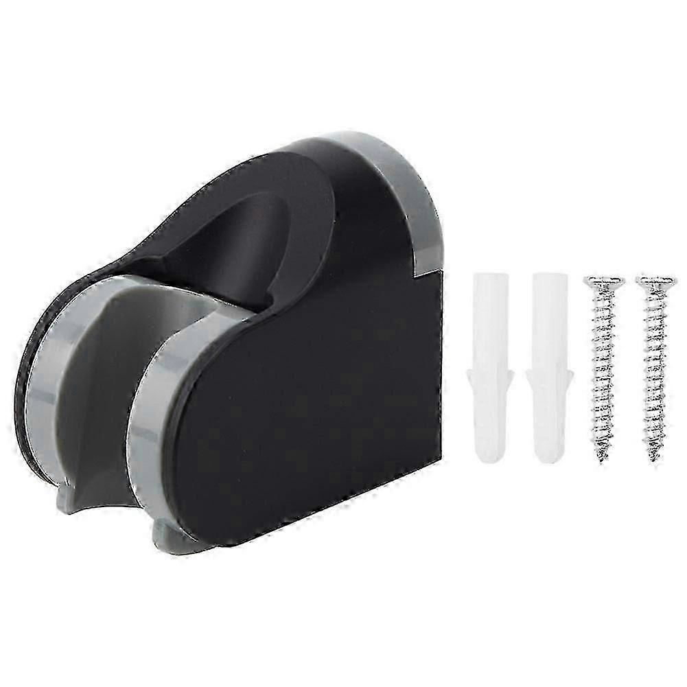 ABS Matte Black Adjustable Shower Head Holder Bracket for Bathroom Hand Spray Mounting