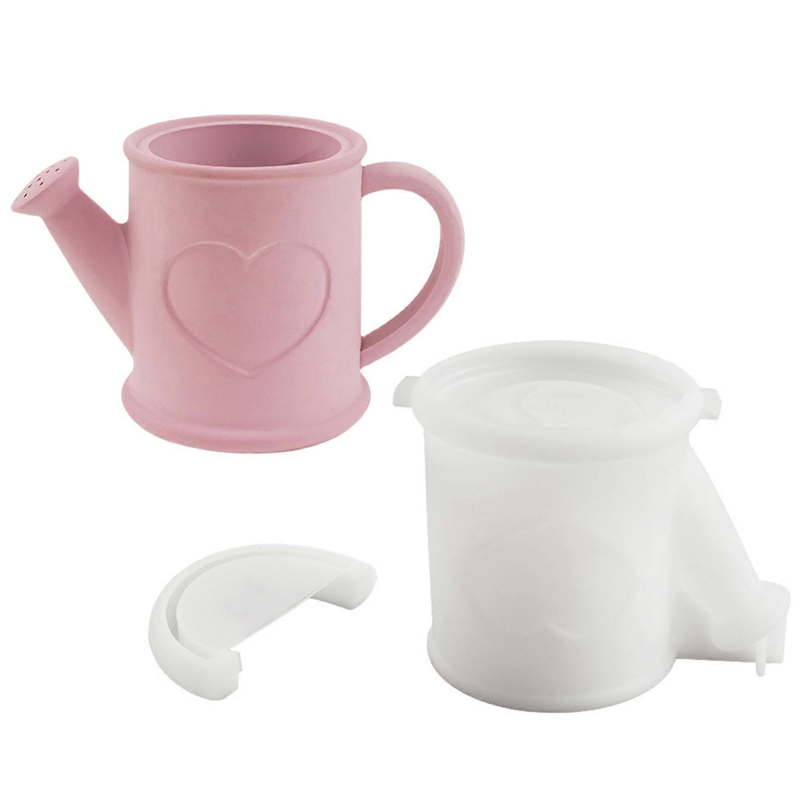 Silicone Kettle Molds Storage Container Molds Silicone Crafting Molds Storgae Box Molds Water Pots Shape Ornament Molds Multicolor