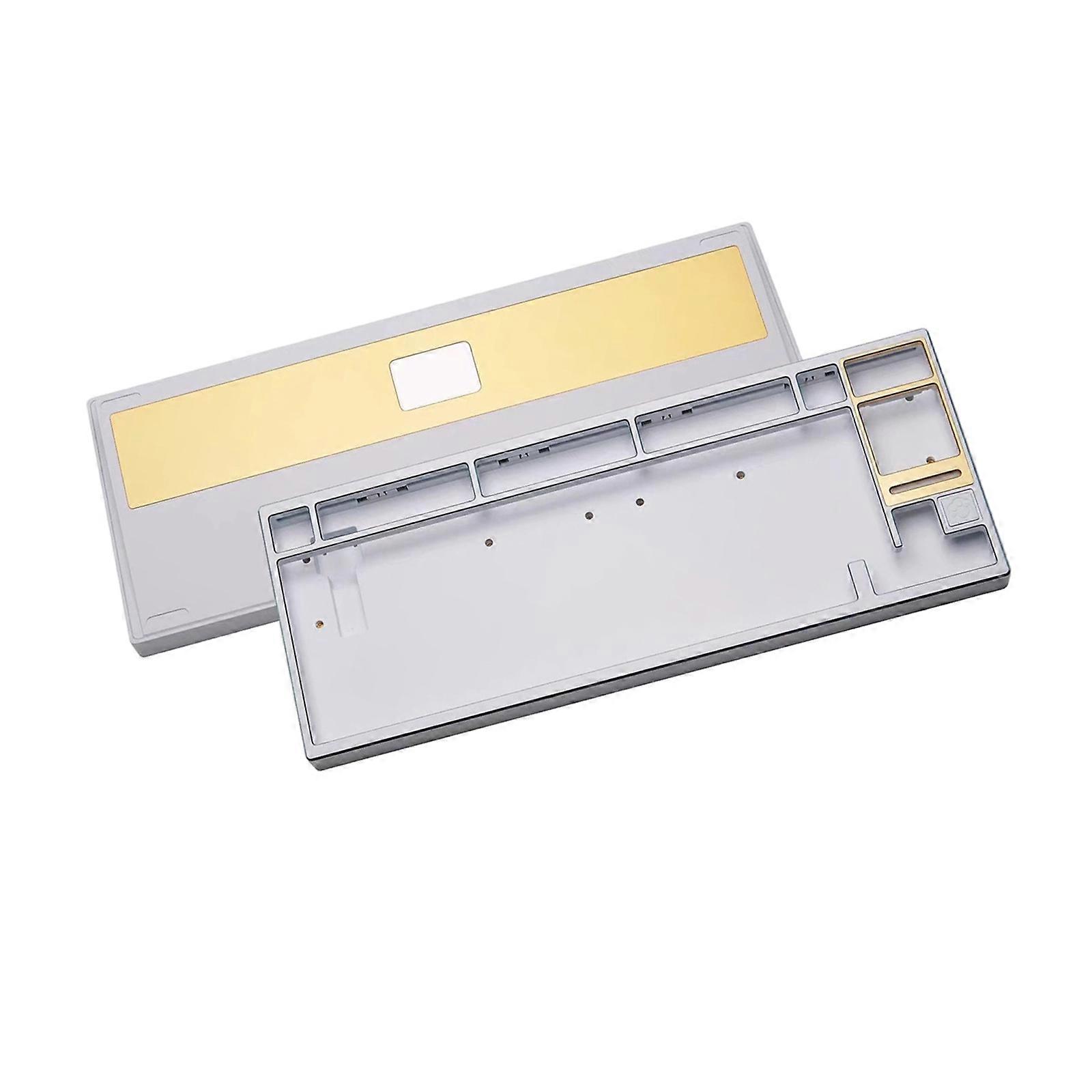 Customizable Aluminum Housing For Compact 80% Layout Magnetic Switches Keyboards Customization Projects  White