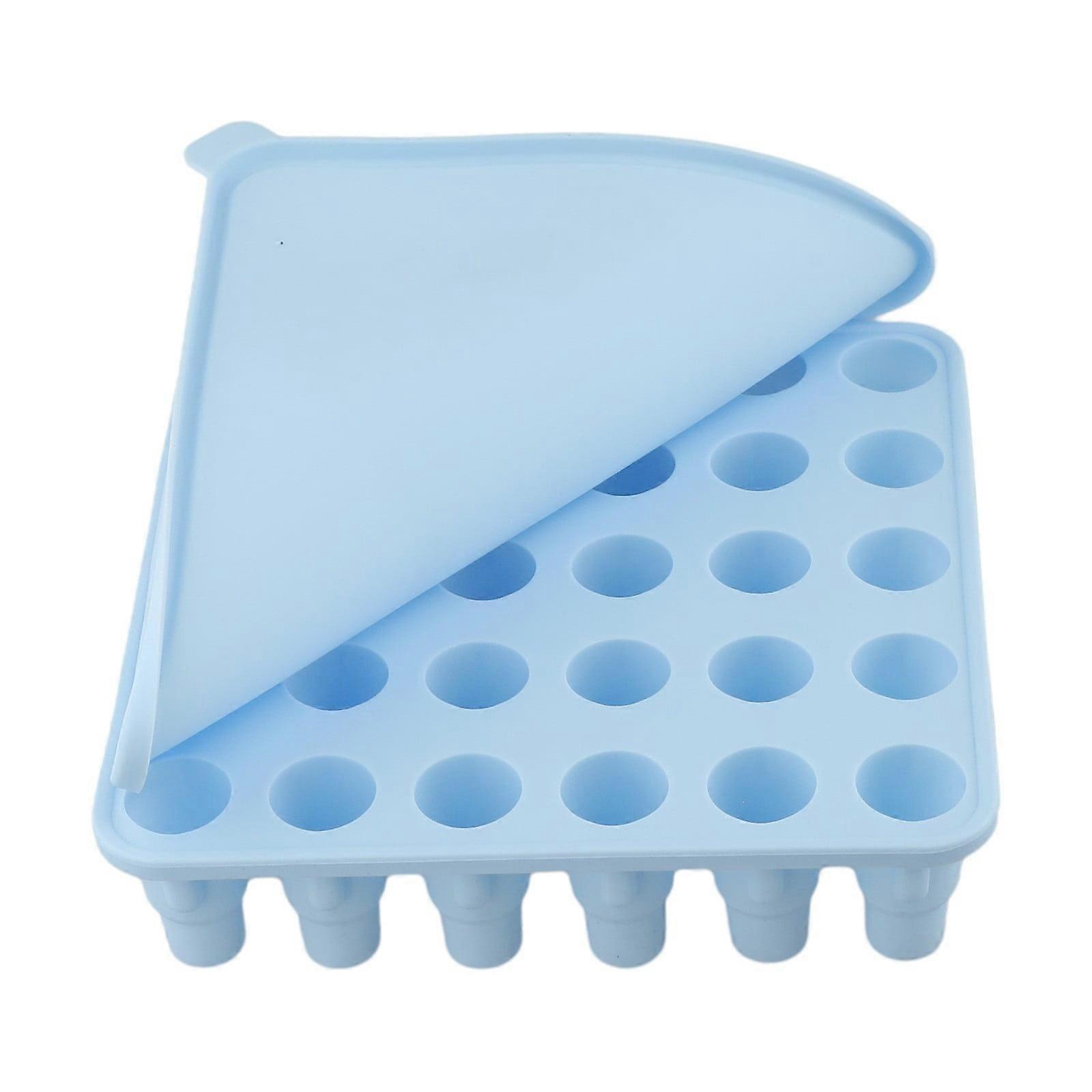 Mosiee 1Pc Ice Cube Tray Silicone Block Molds With Lid Kitchen Tool Barware Accessories