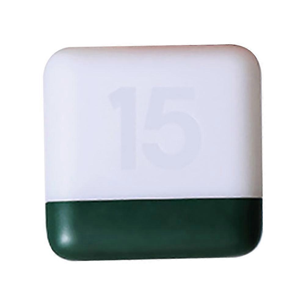 Night Light Table Lamp Timing Abs Rechargeable Decorative Lights Battery Operated Cube Shaped