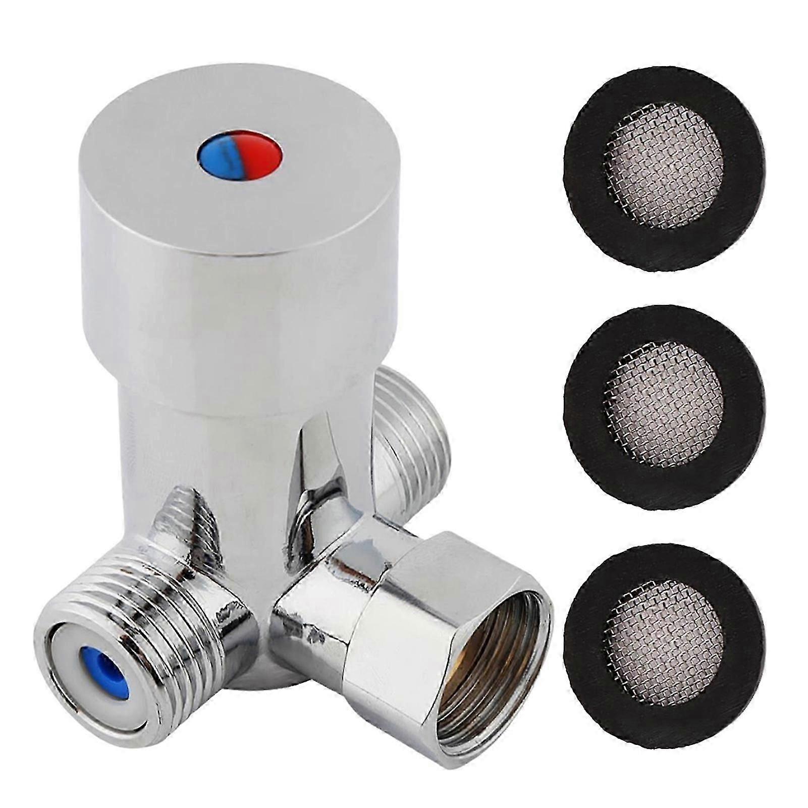 Hot and Cold Water Mixing Valve with G 1/2" Connector for Precise Temperature Control in UK Homes