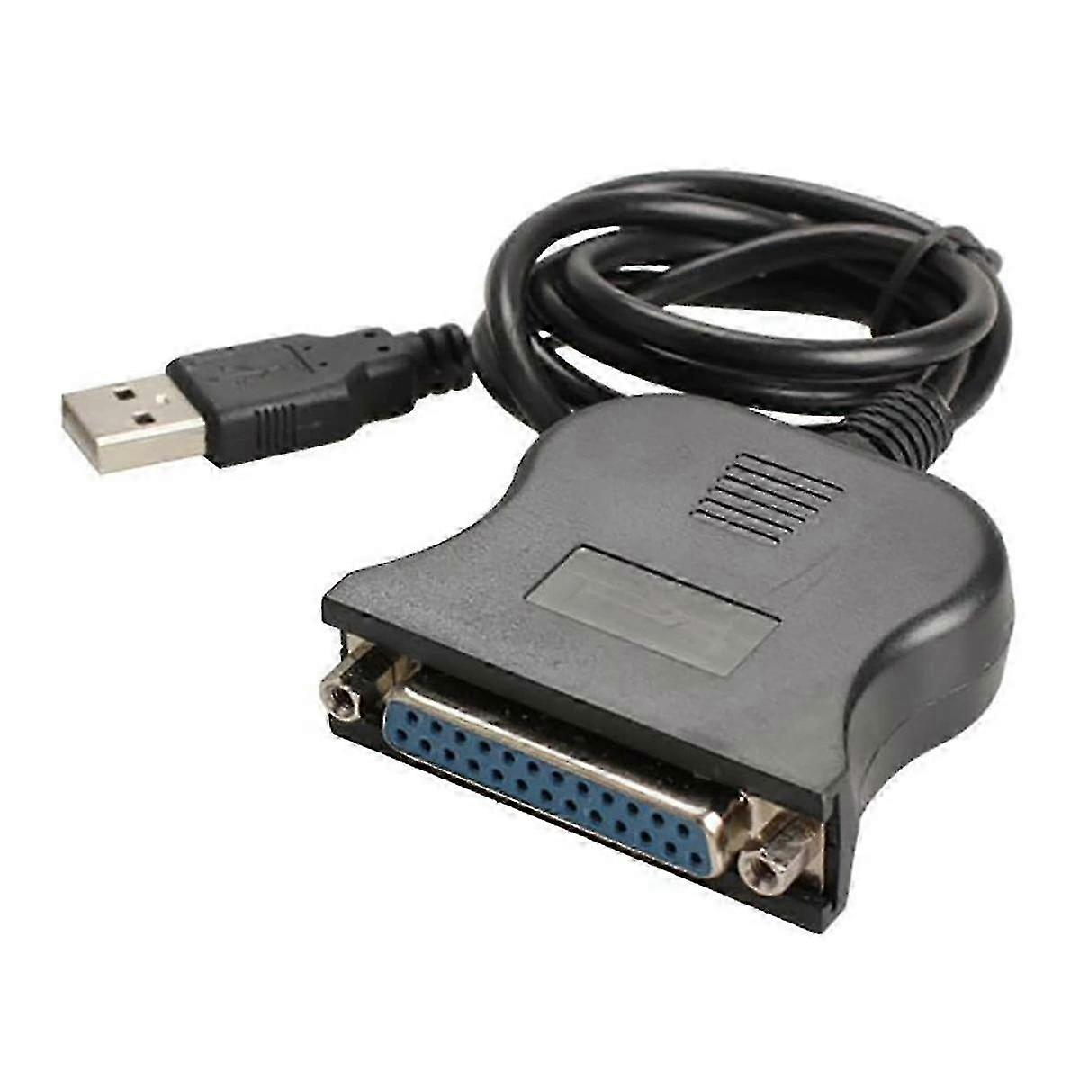 USB to 25-Pin Parallel Cable - DB25 Interface Adapter for IEEE 1284 Printers with USB 2.0 Connectivity