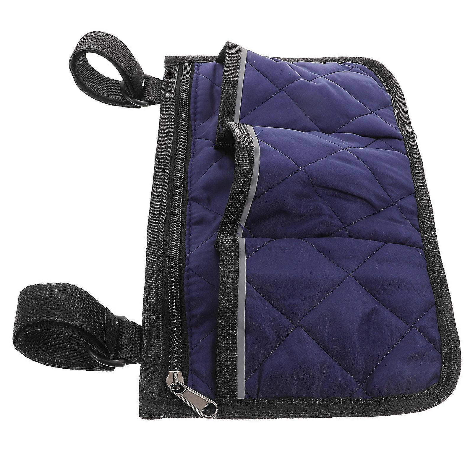 Wheelchair Armrest Storage Bag for Home Use with Durable Material Construction