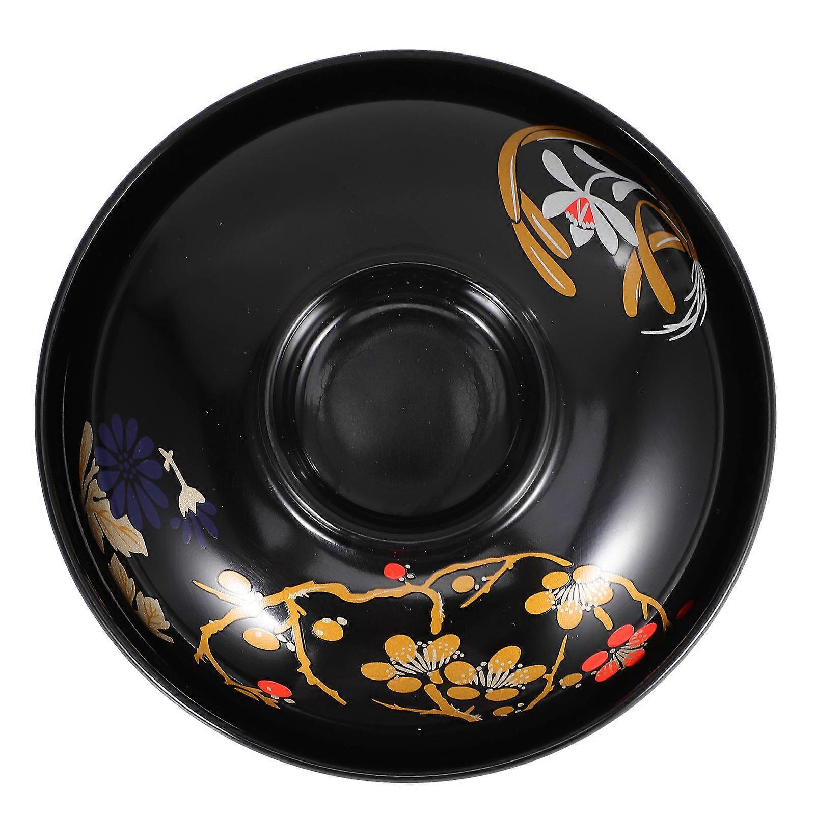 Lidded Soup Bowl for Holding Soup Black Material