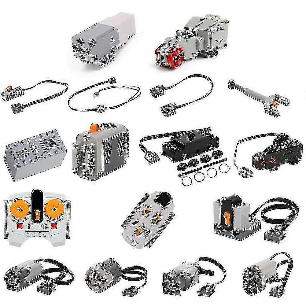 Technical Moc Parts Servo Motor Battery Box Ir Infrared Remote Control Receiver Pf Model Compatible With Legoeds Blocks Bricks