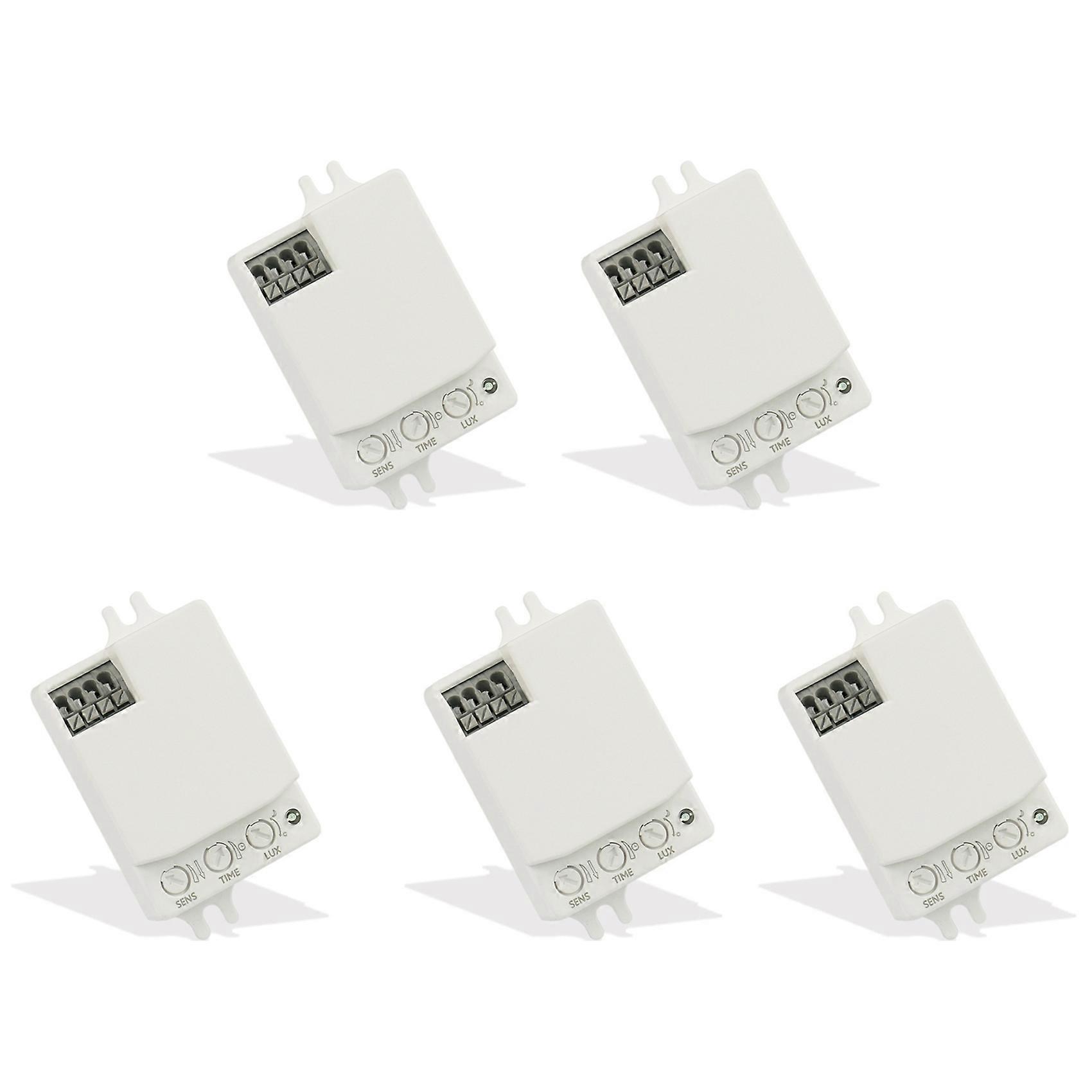 5X 5.8GHz Mini Microwave Radar Motion Sensor Switch AC85-265V Intelligent Human Body Sensor Switch Motion Light Switch