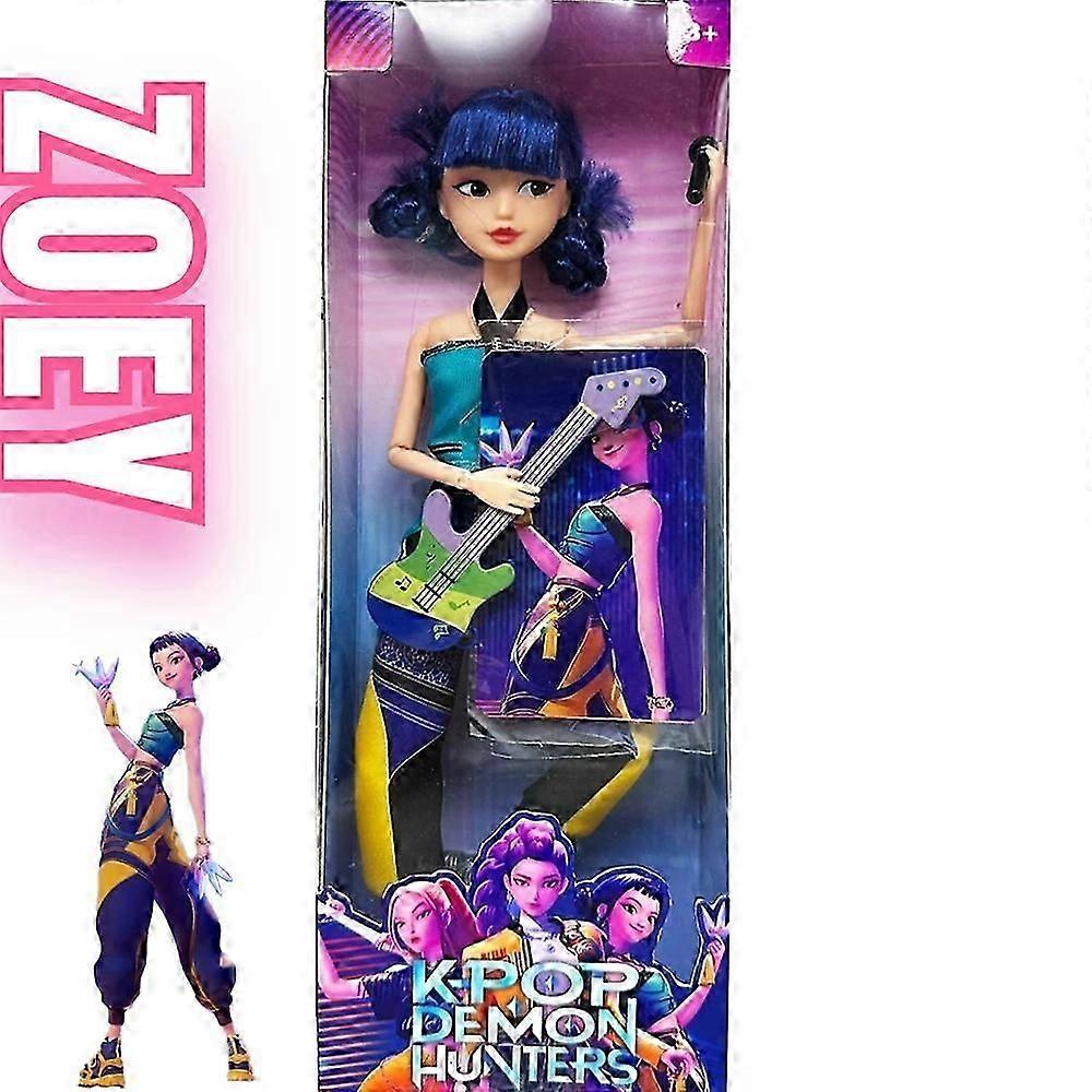 3X בובות ציידי שדים של קיי-פופ - דמויות פעולה של רומי, מירה וזואי, מתנת יום הולדת יפה