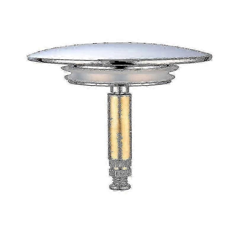 Bette Bath Stopper, 70 Mm, With Double Seal, Height Adjustable, Universal Bath Stopper, Sink Valve, Hardened Brass With Chrome Finish, Rust Proof Bat