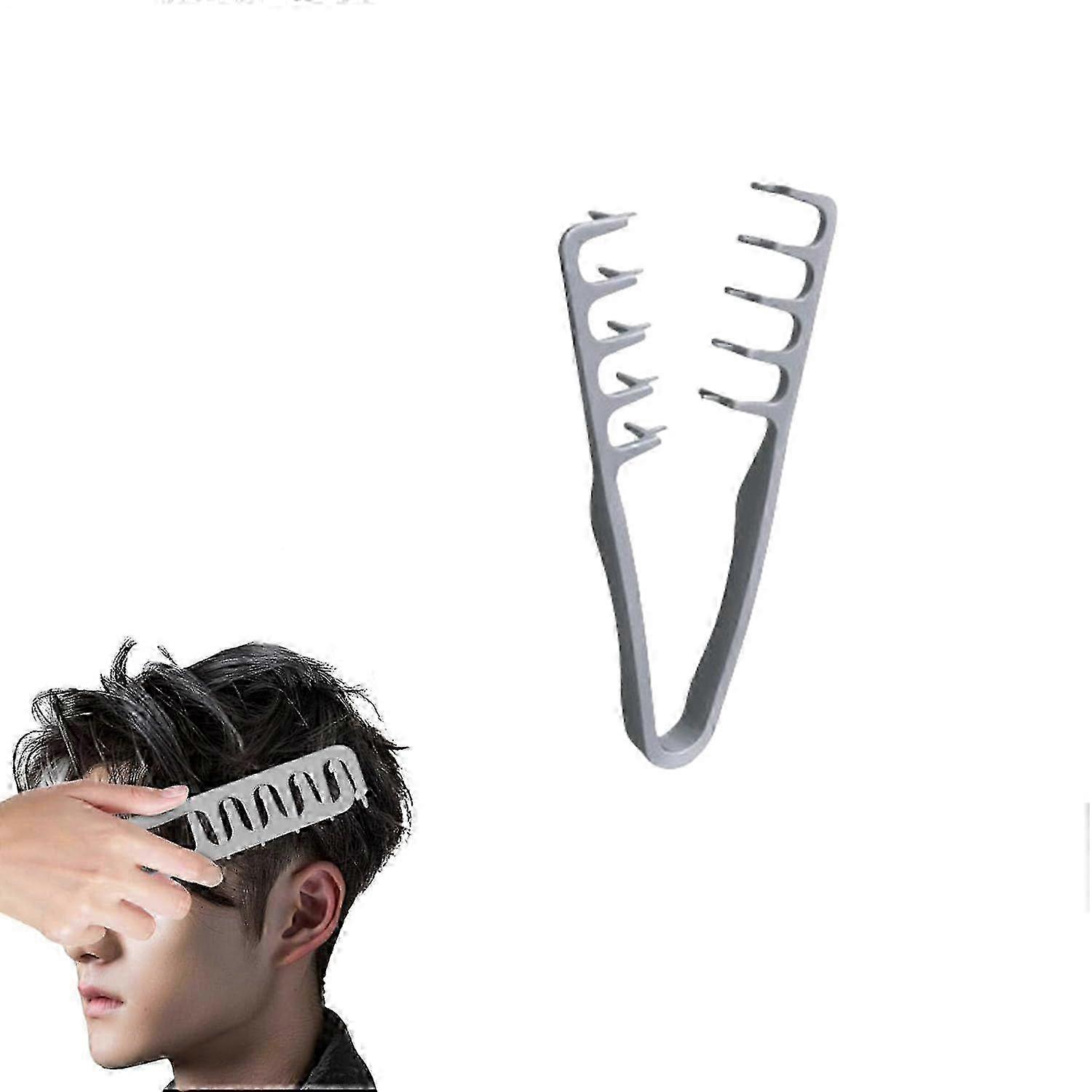 Styling Comb for Bangs, Wide Tooth Texture Tool for Seam Coverage