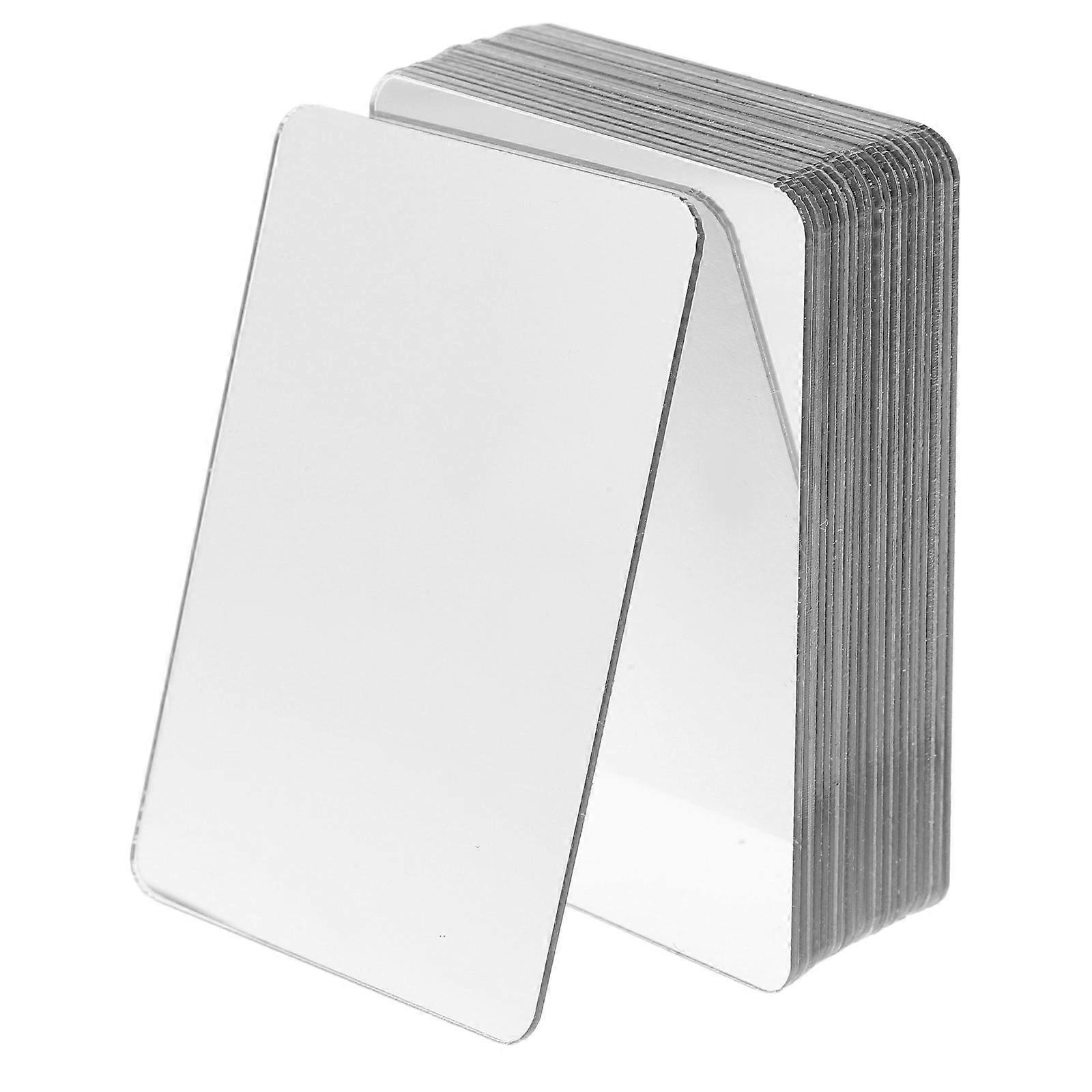 Soft Acrylic Mirror Tiles for Experiment Reflection 20Pcs DIY Crafts