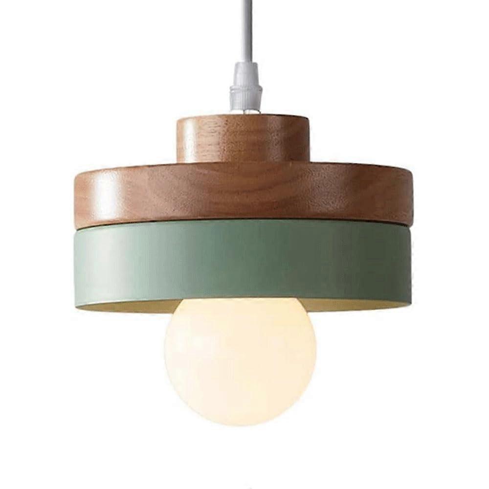 Creative Colorful Metal Chandelier Lampshade, E27 ScrewIn Pendant Light, SingleHead Hanging Lamp, Green Ceiling Light