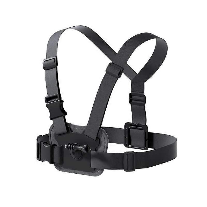Action Camera Chest Mount with Adjustable Strap, Hands Harness for GoPro and Insta360