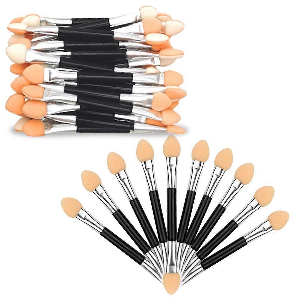 120 PCS Disposable Dual Sides EyeShadow Brushes,Eyeshadow Brushes Makeup Applicator