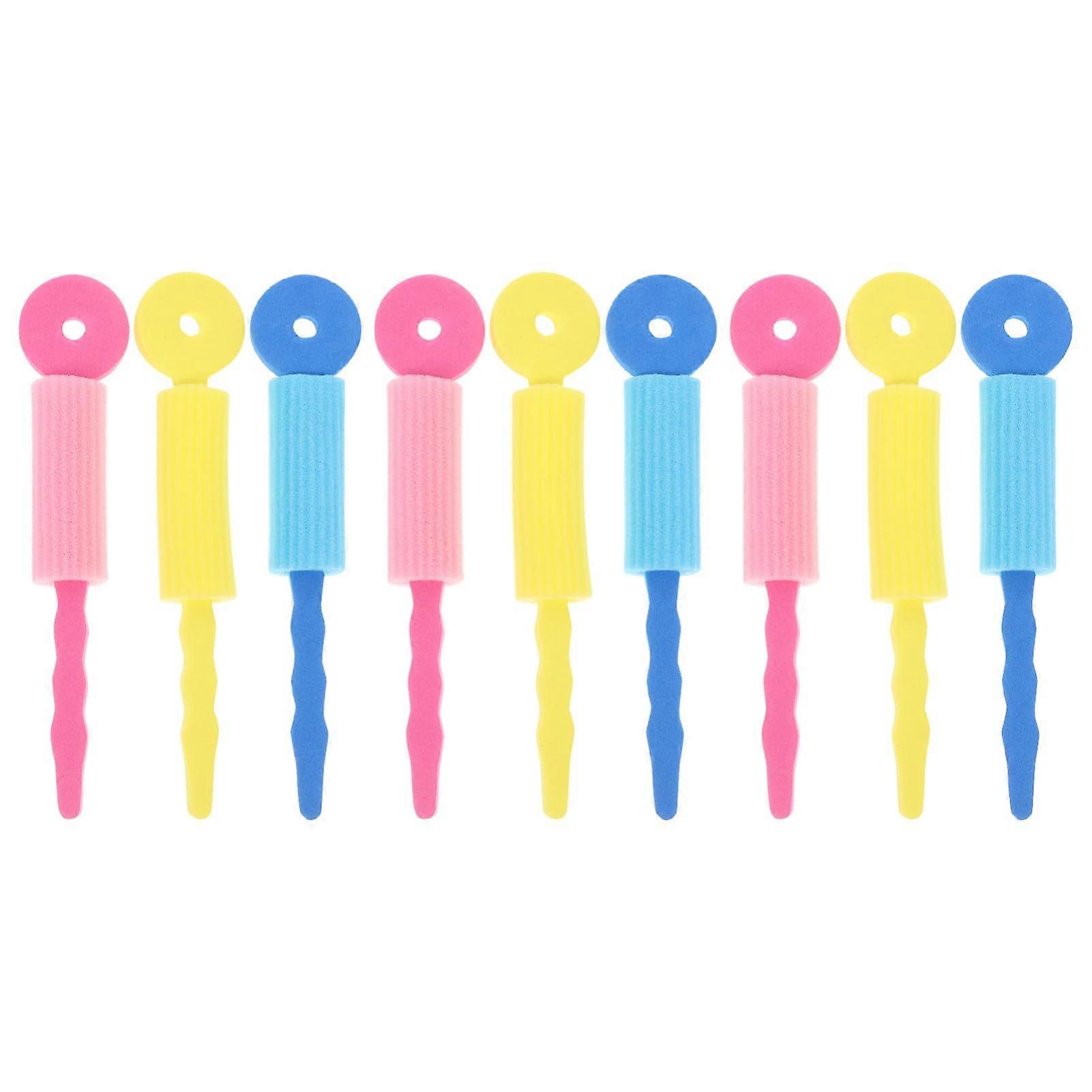 18pcs Heatless Sponge Hair Rollers for Overnight NoHeat Curling and Damage Styling