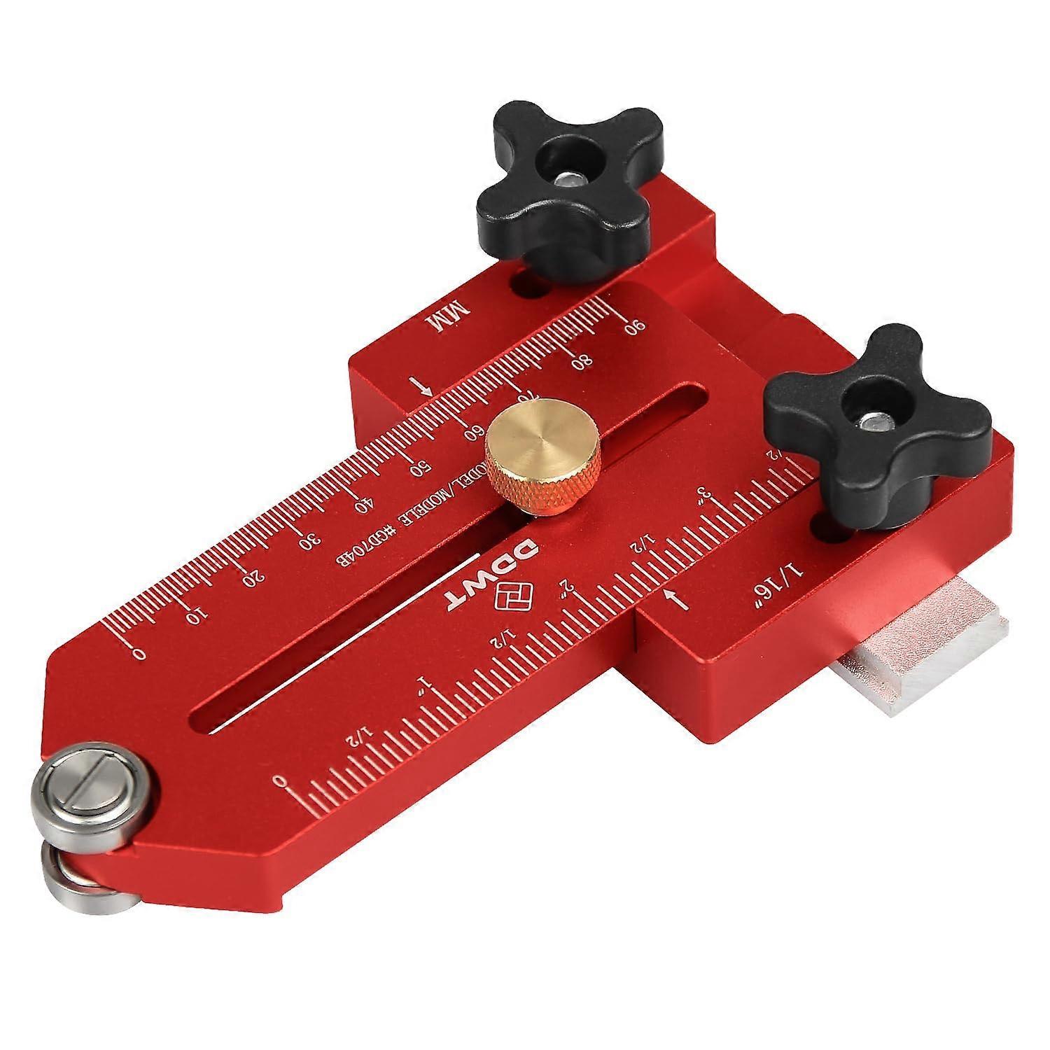 Extended Thin Rip Jig with Bearings for Precision Narrow Cuts Table Saw Guide Aluminum Alloy