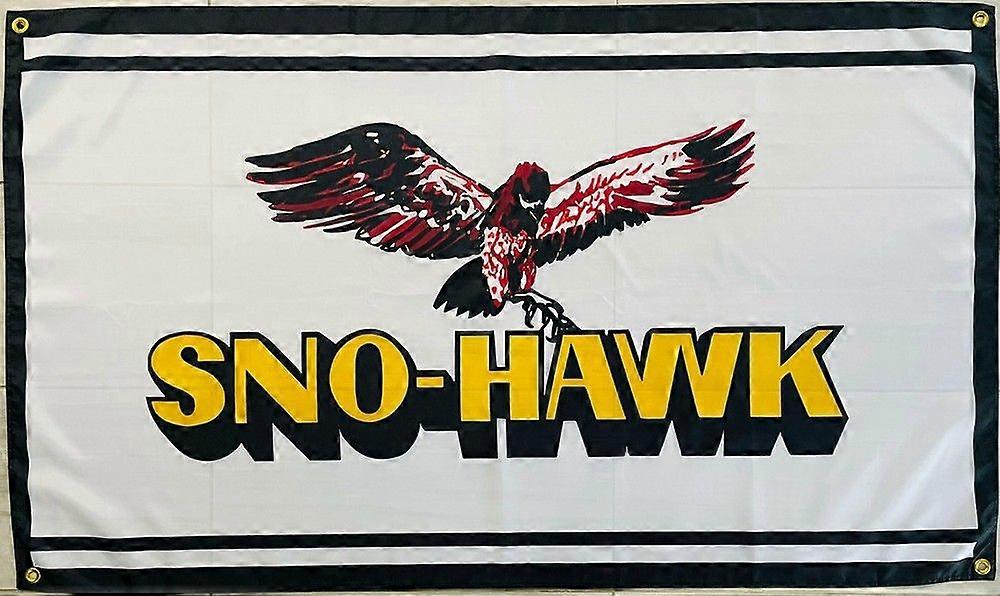 SNO-HAWK SNOWMOBILES   FLAG