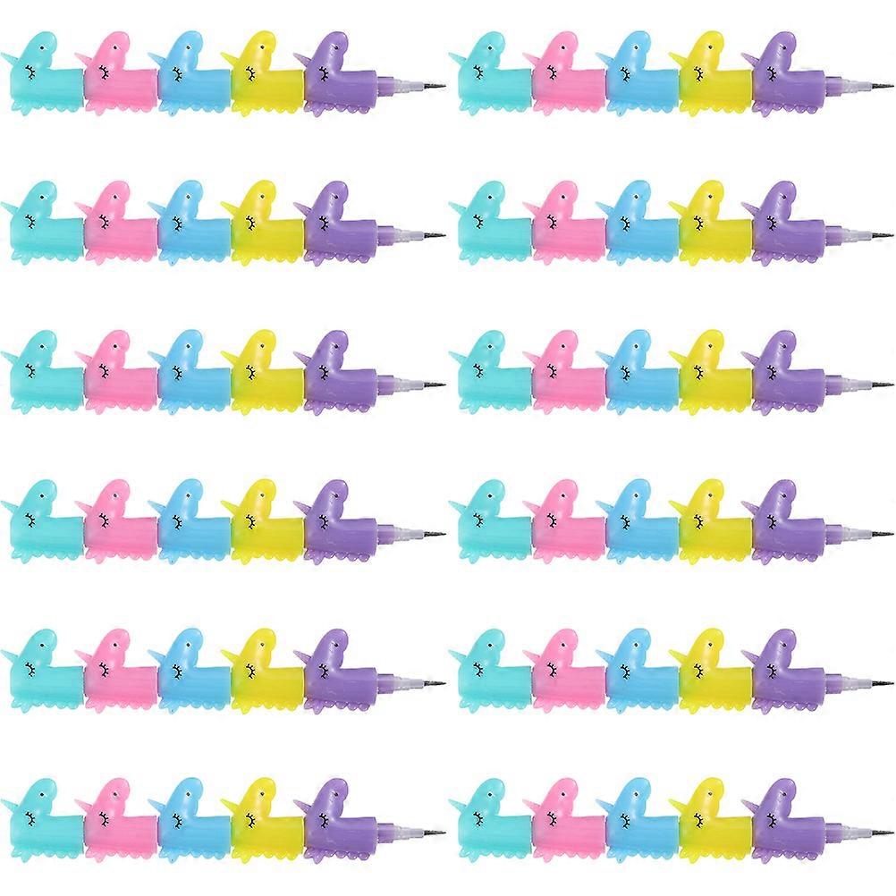 Kids Stackable Pencils Unicorn Shaped Pencils for Writing Use 12Pcs Set
