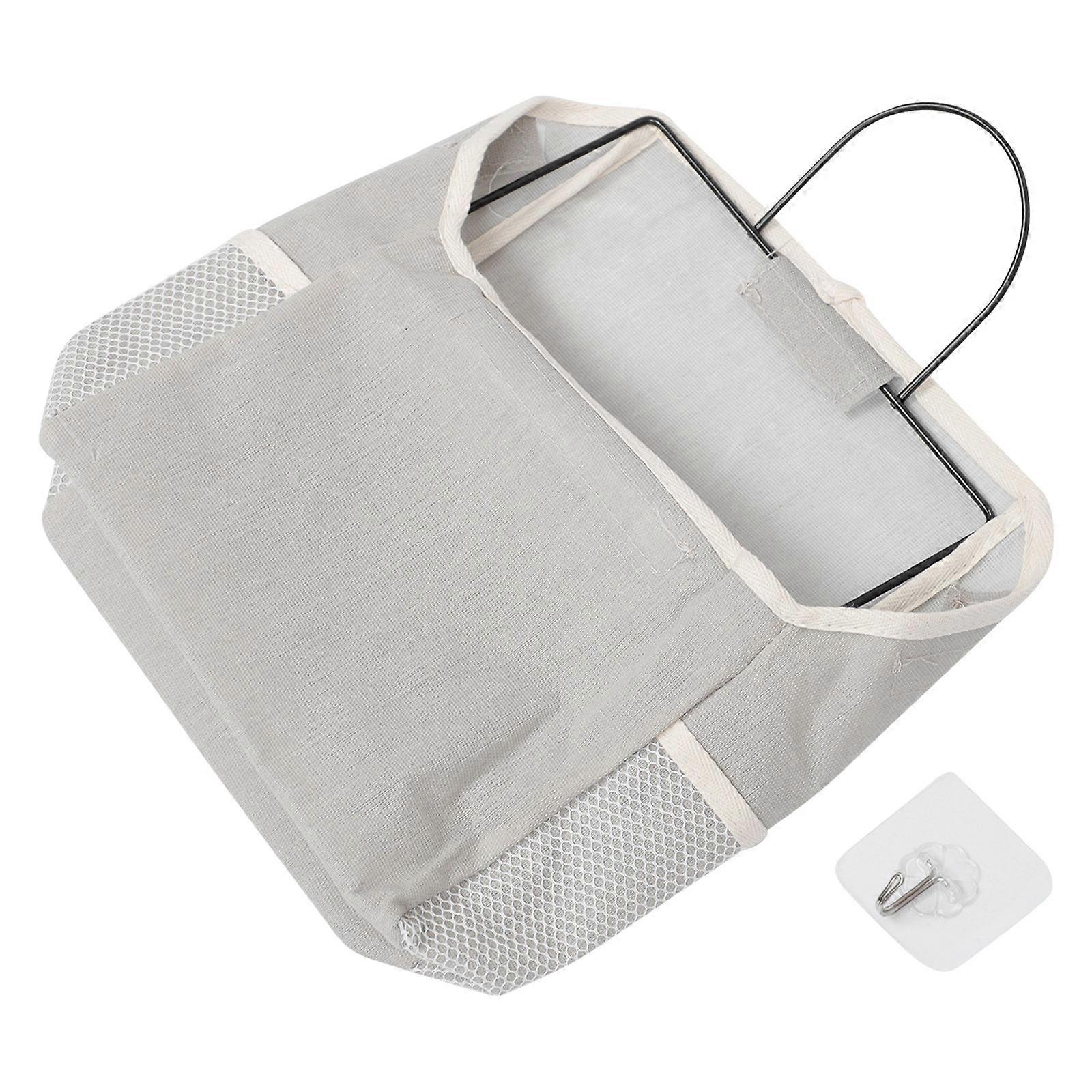 Home Storage Bag with Wall-Mounted Hanging Function 1Pcs Grey