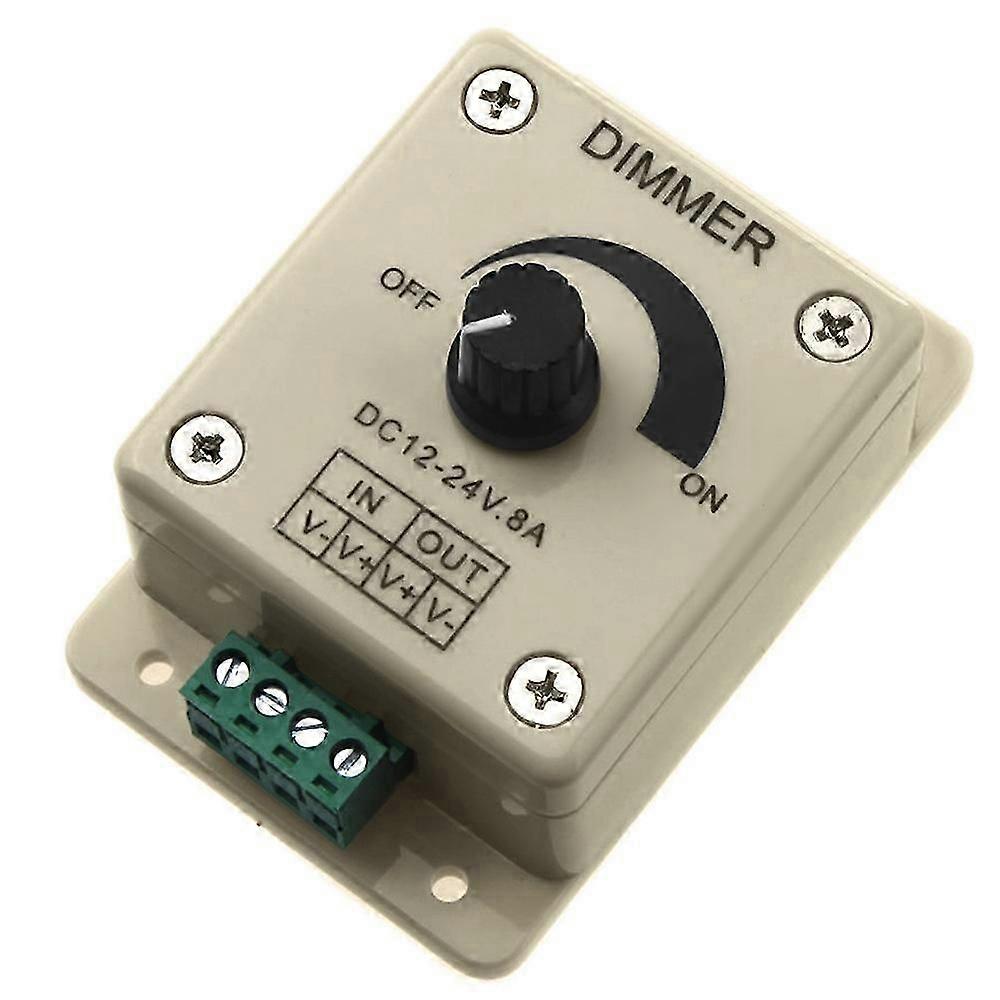 DC 12V-24V LED Dimmer Controller Adjust Single Color For 5050 3528 LED Strip