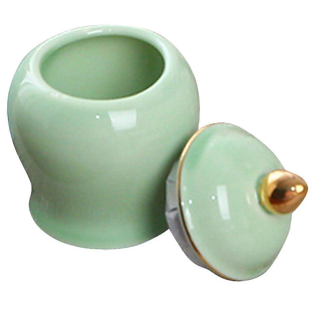 Sealed Tea Leaf Jar Ceramic Container for Kitchen Storage
