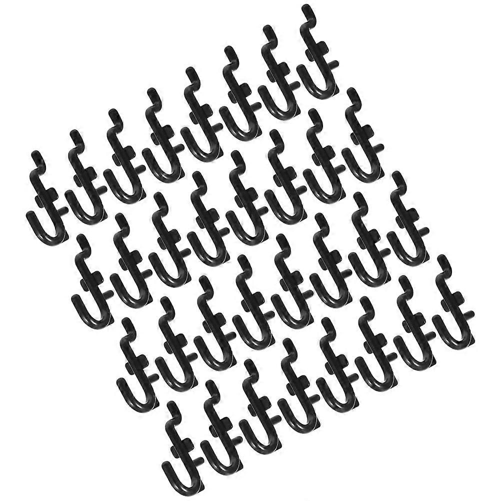 Utility Pegboard Hooks Plastic Tools Hooks for Garage 100Pcs