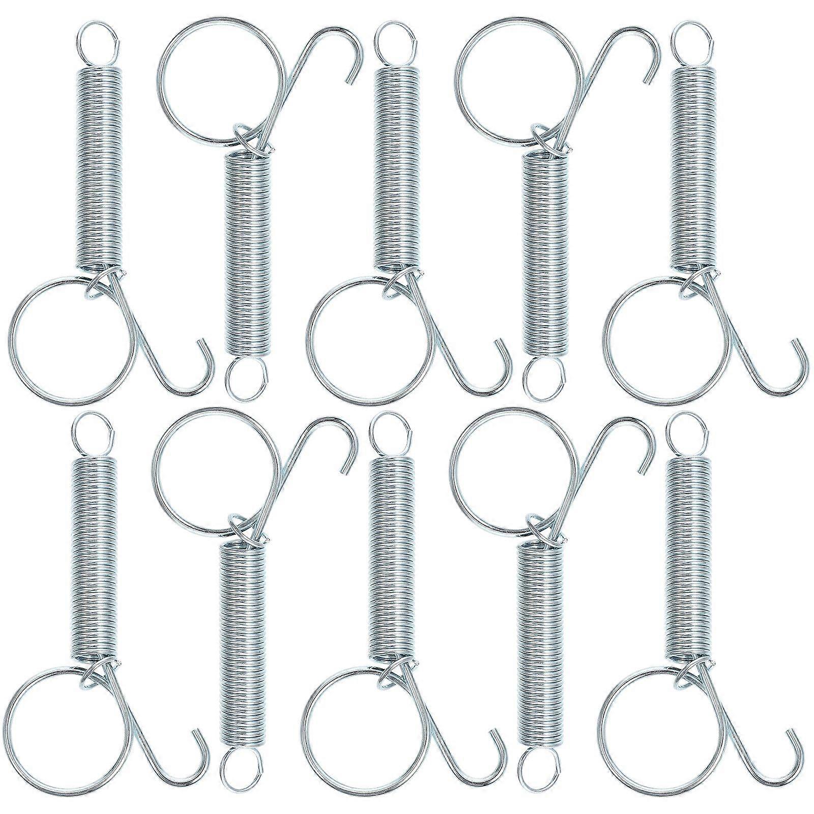10 Pcs Spring Cage Door Latch Door Spring Hook Rabbit Cage Door Spring Hook