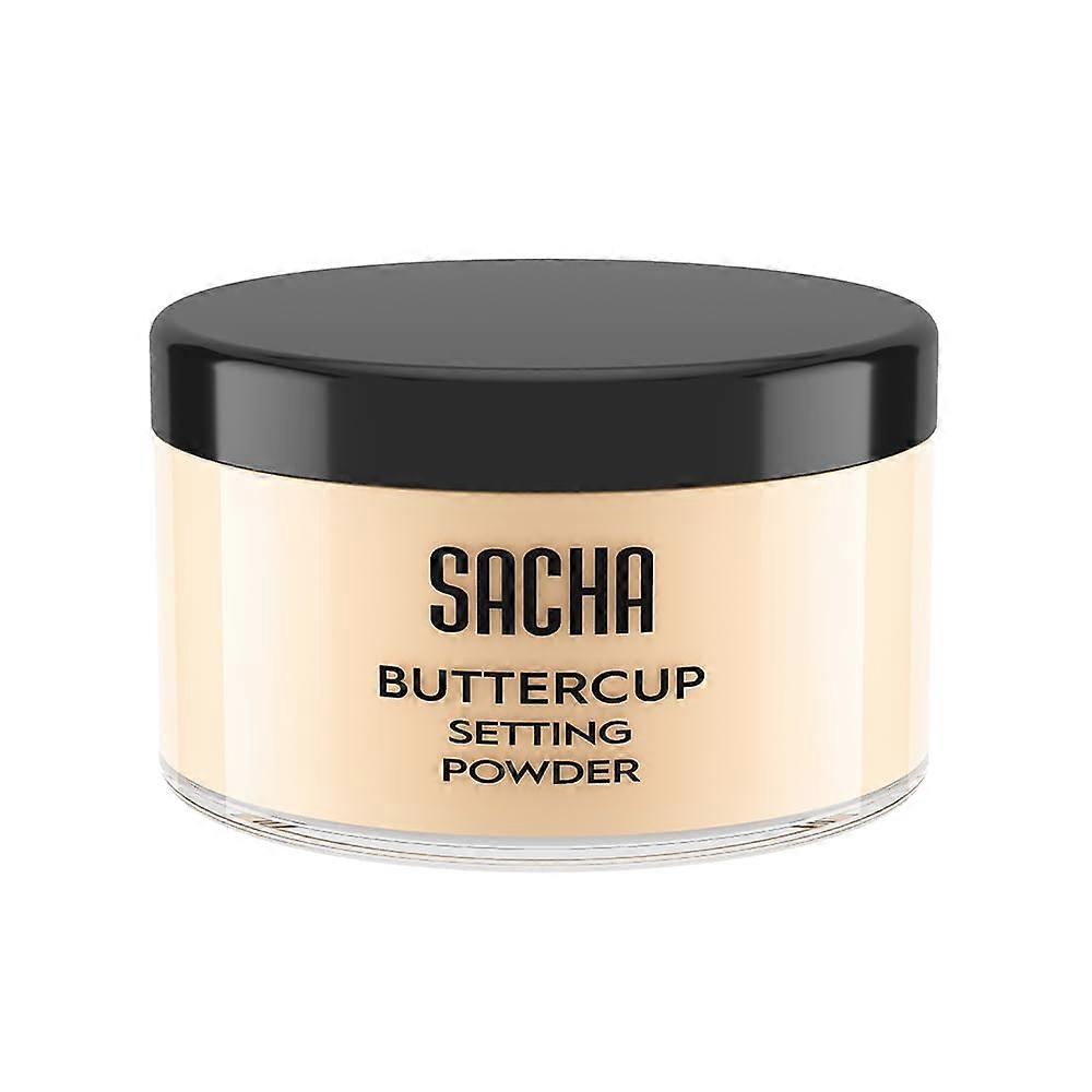 Light-sensitive setting powder. No grayish reflections. Translucent setting powder for light to medium skin tones.