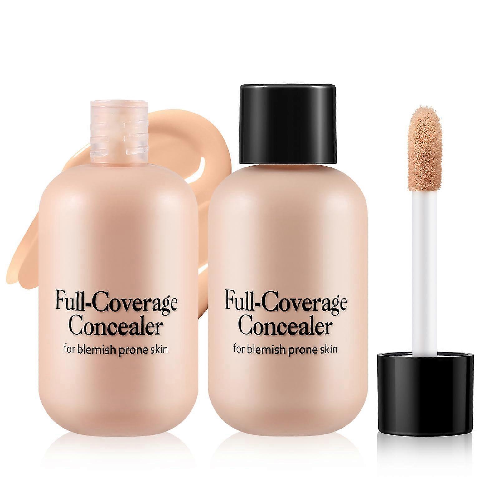 Liquid Concealer Full Coverage Foundation Waterproof Long Lasting Matte for Dark Circles and Blemishes