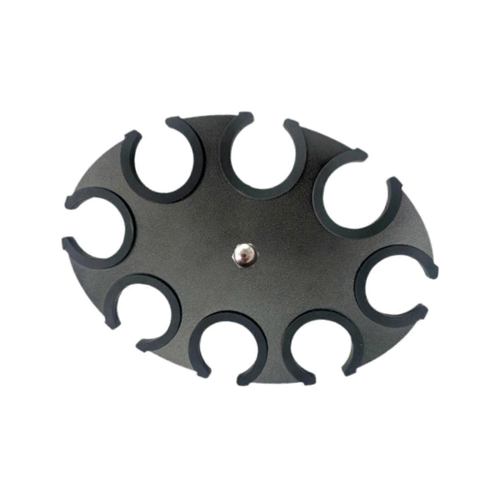 Microphone Holder Rack Holds 8 Mics Durable Steel Multi Mic Stand for Stage and Studio