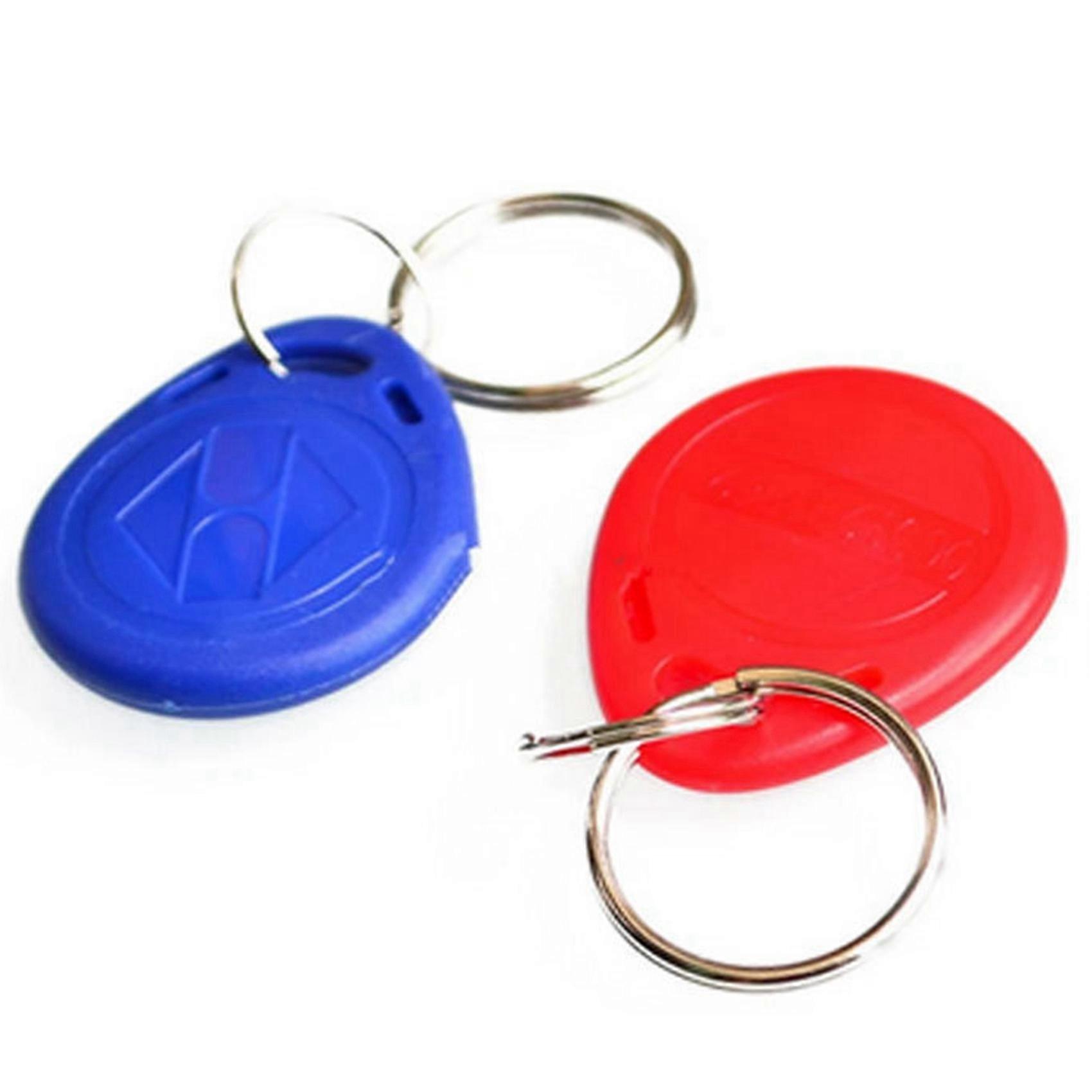 5Pcs EM4100 Read Only EM4100 125Khz Card Proximity Token Keyfobs Red